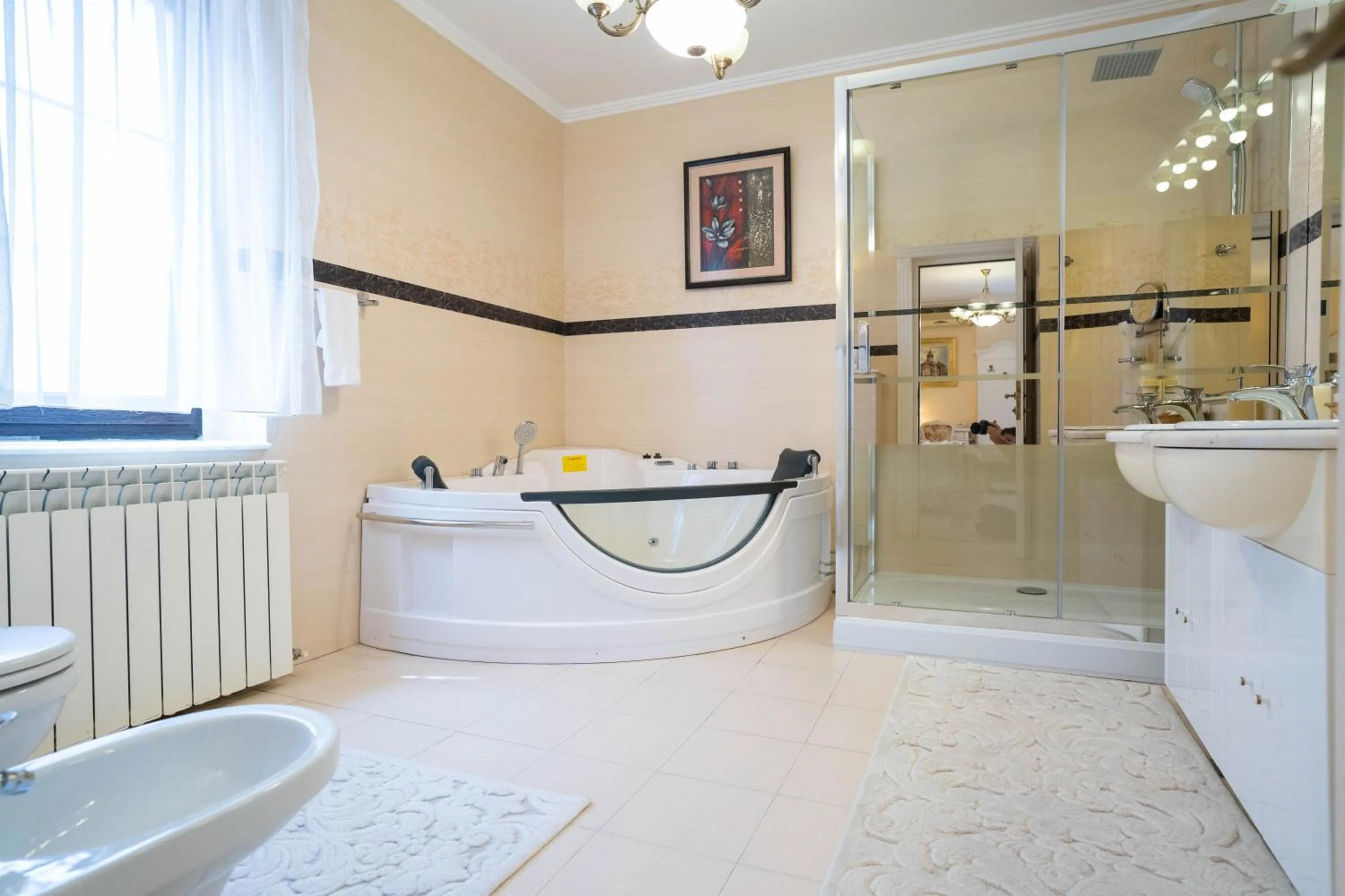 Shower in Villa Alice