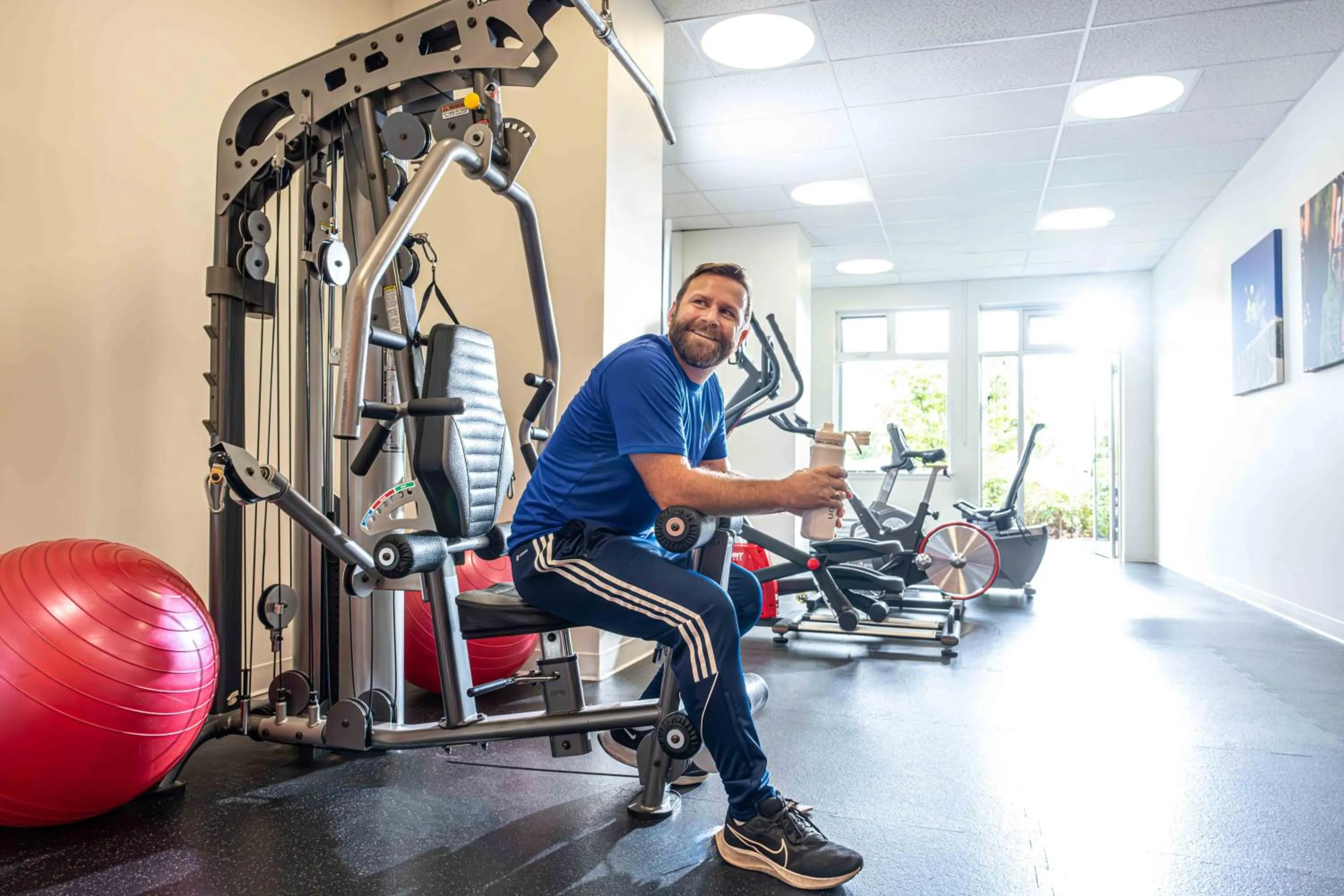 Fitness centre/facilities in Accent Inns Kelowna