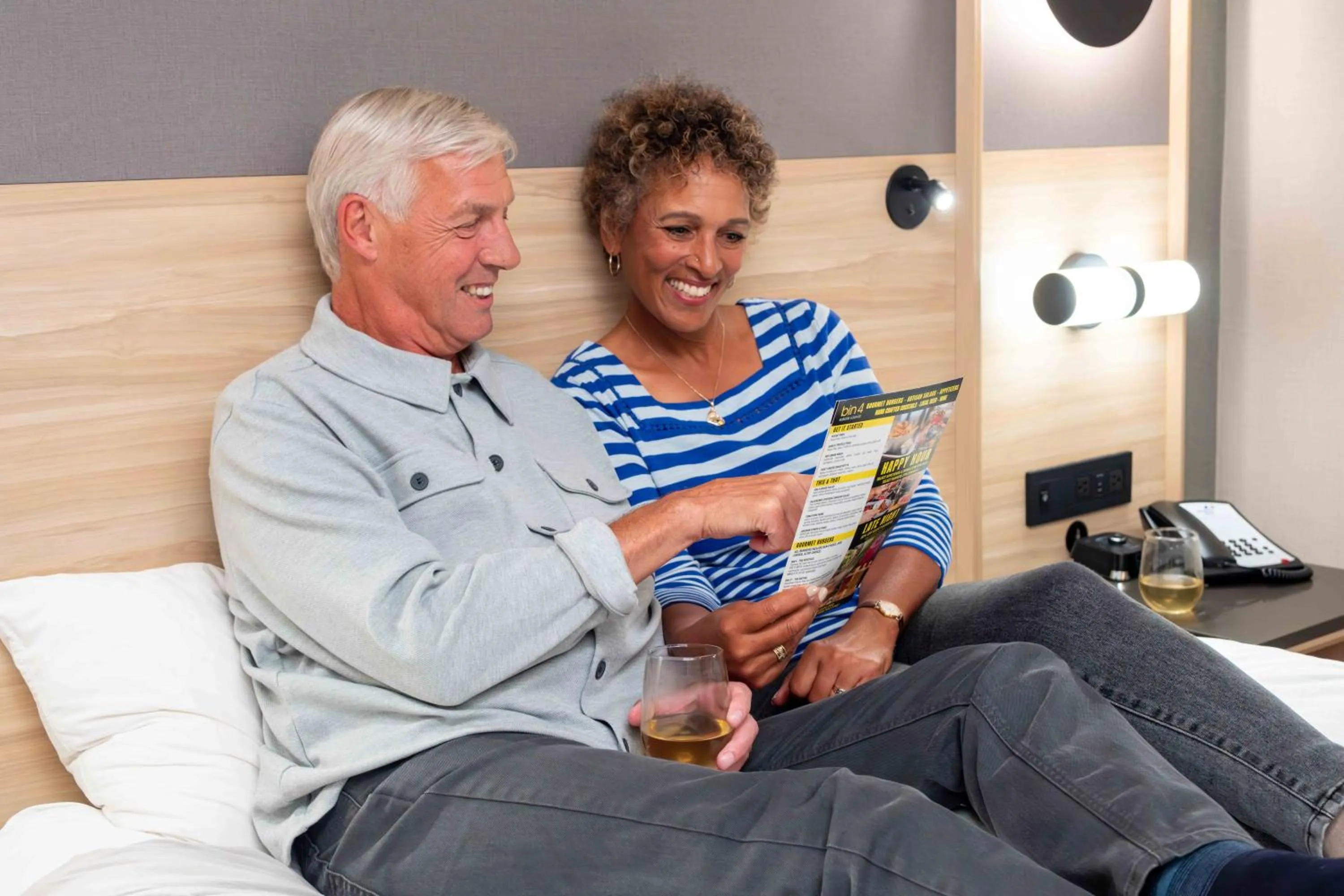 Bed in Accent Inns Kelowna