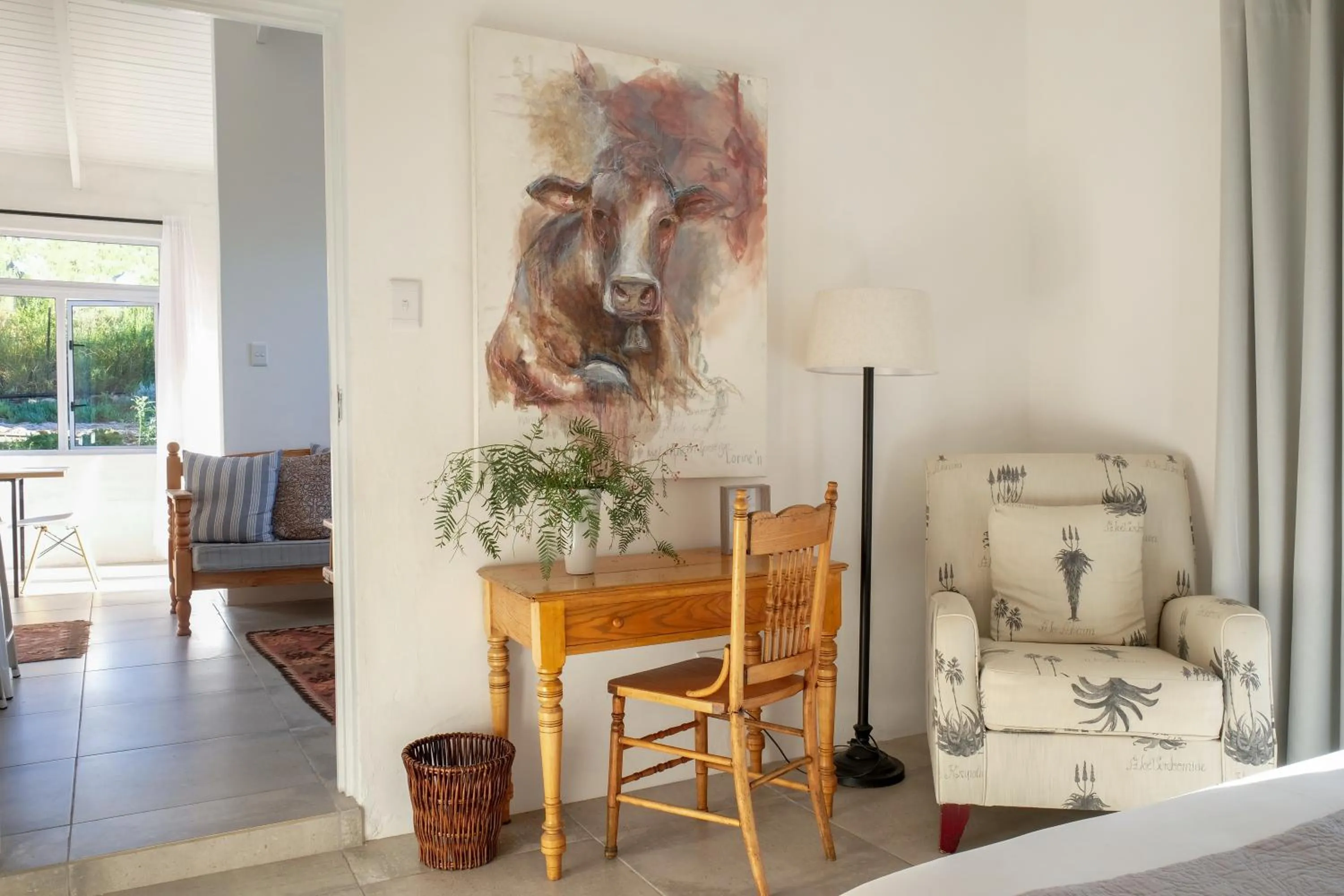 Seating area in Kogman & Keisie Guest Farm