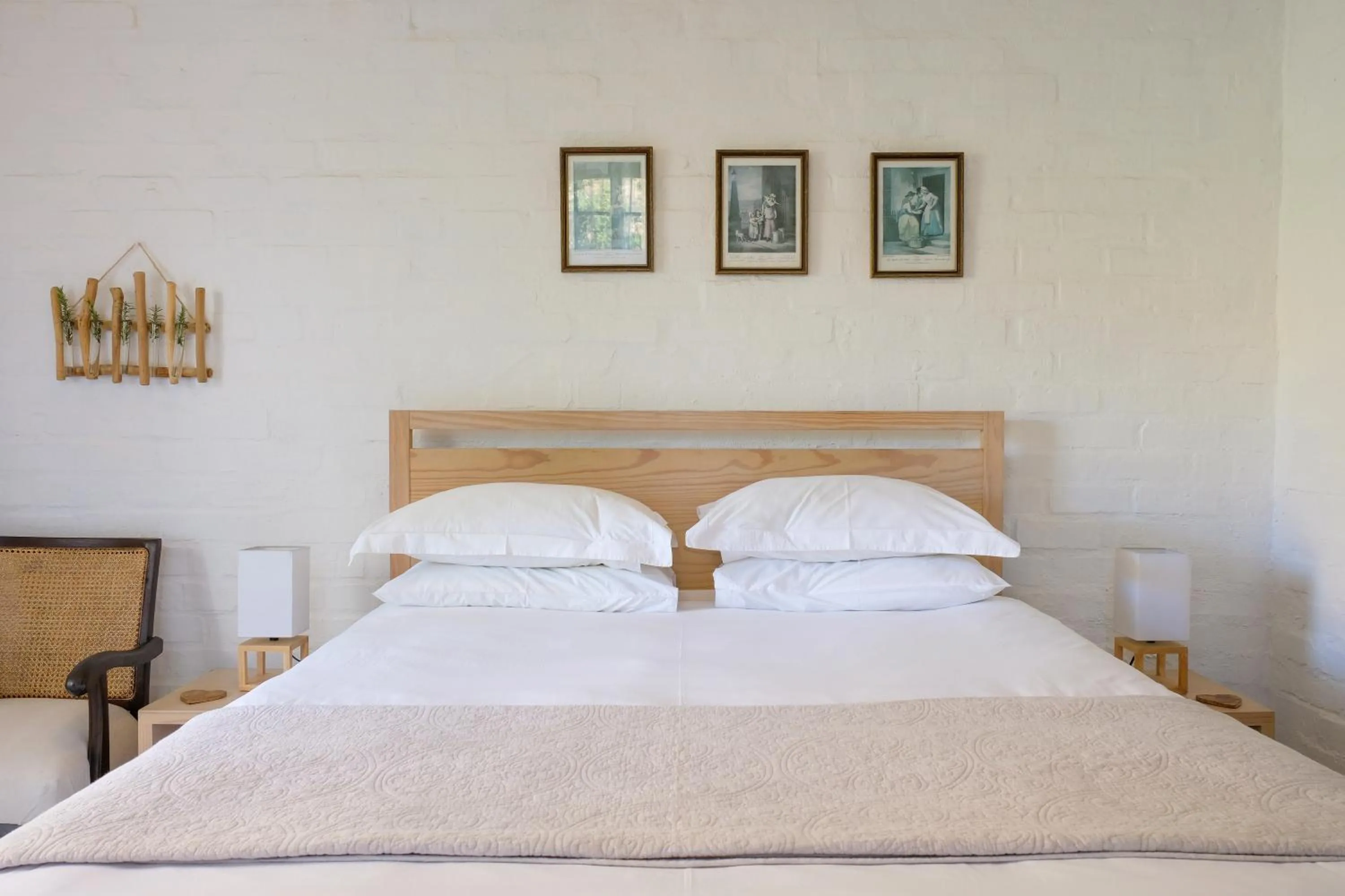 Bed in Kogman & Keisie Guest Farm