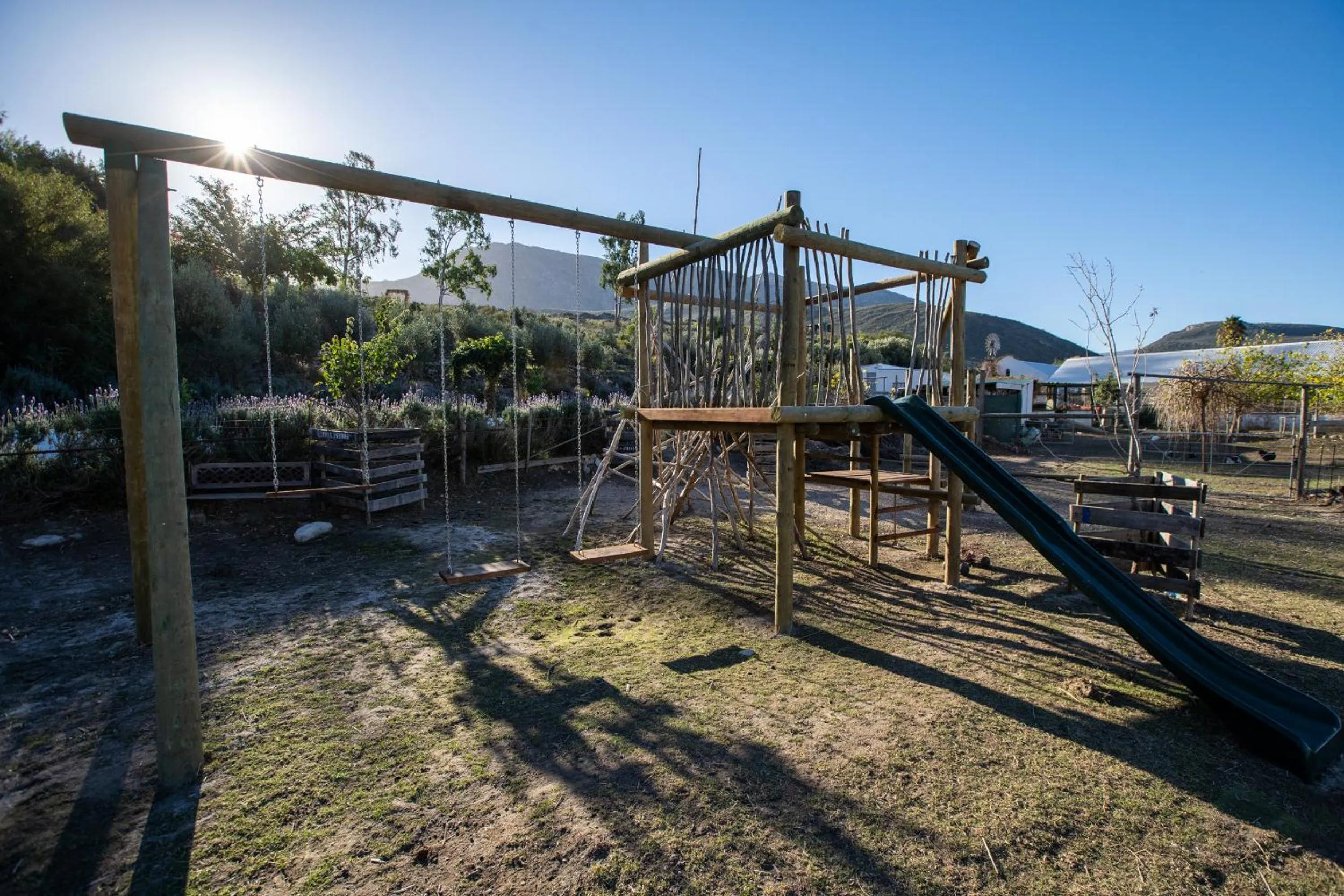 Children play ground in Kogman & Keisie Guest Farm