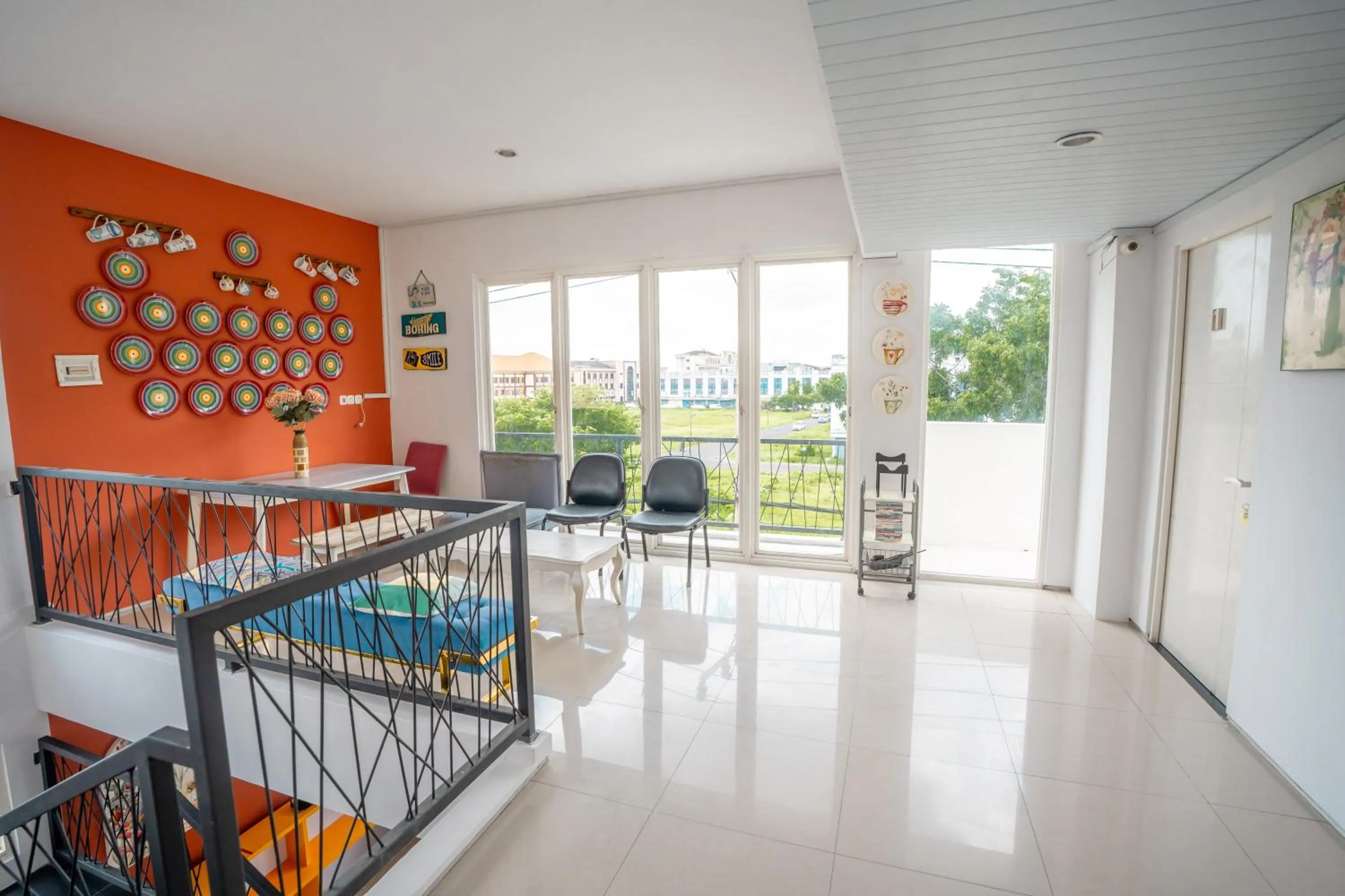 Seating area in Hotel Pratisarawirya by The Loka