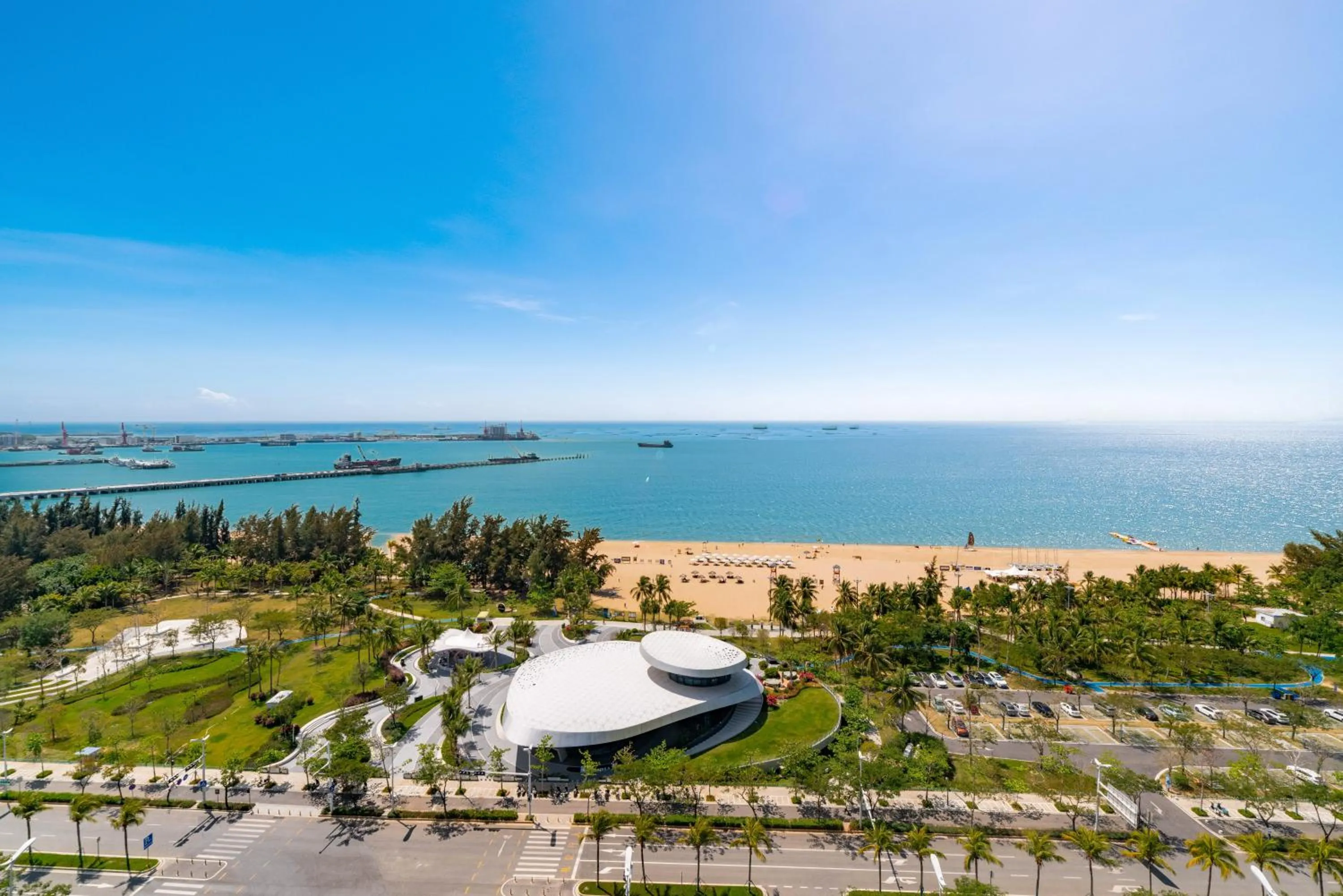 Sea view in Elnob Seaview Aparthotel Hai Tang Bay Sanya