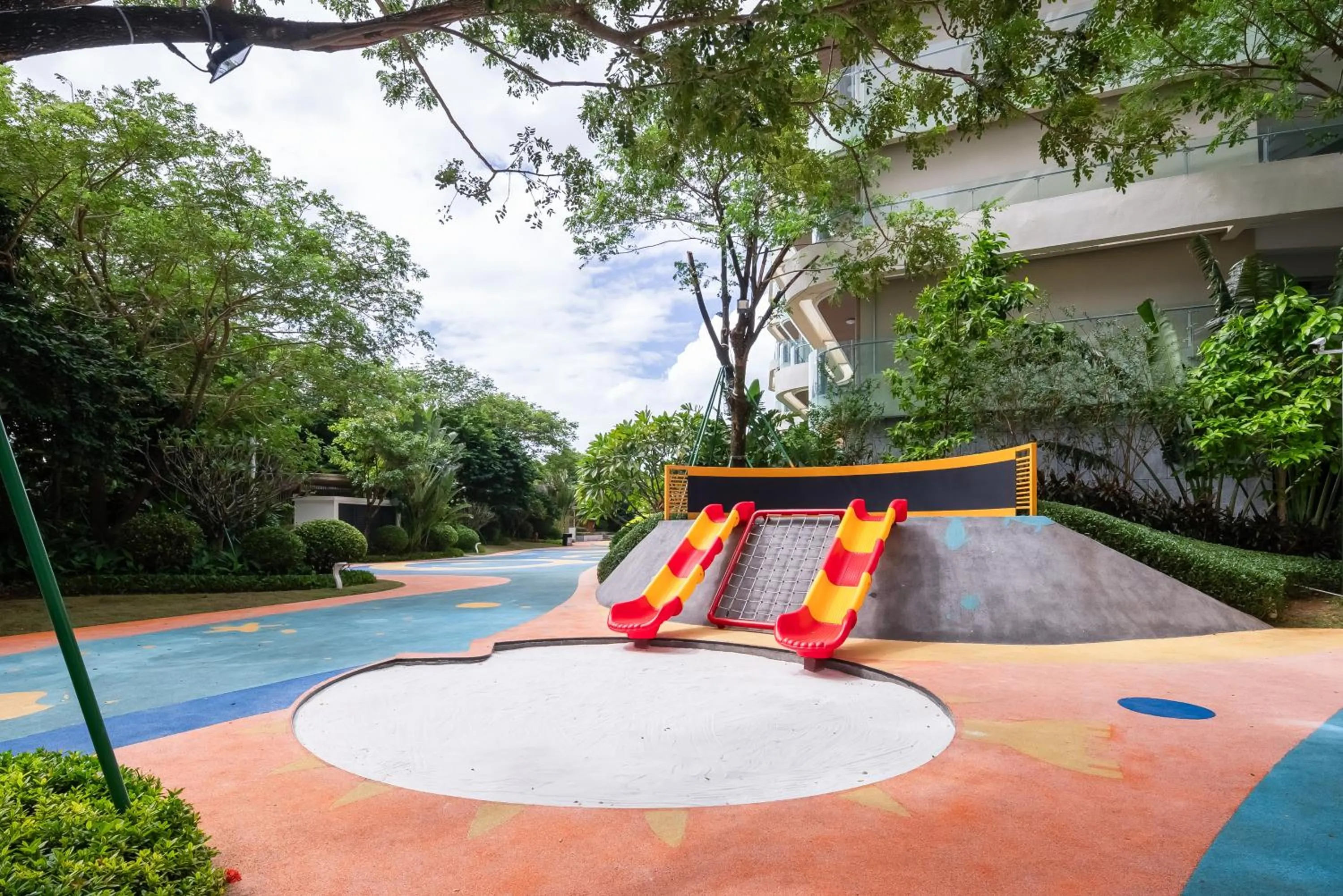 Children play ground in Elnob Seaview Aparthotel Hai Tang Bay Sanya