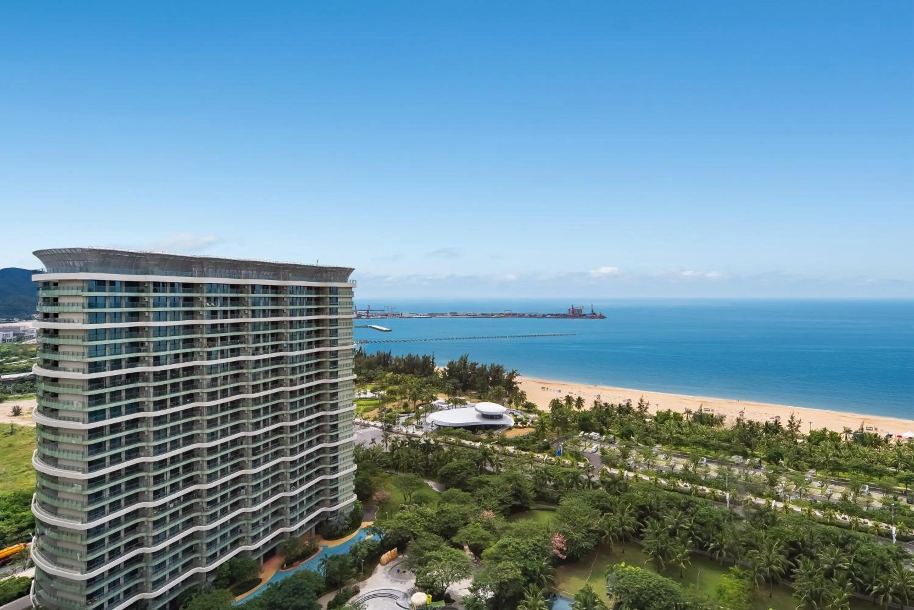 Sea view in Elnob Seaview Aparthotel Hai Tang Bay Sanya