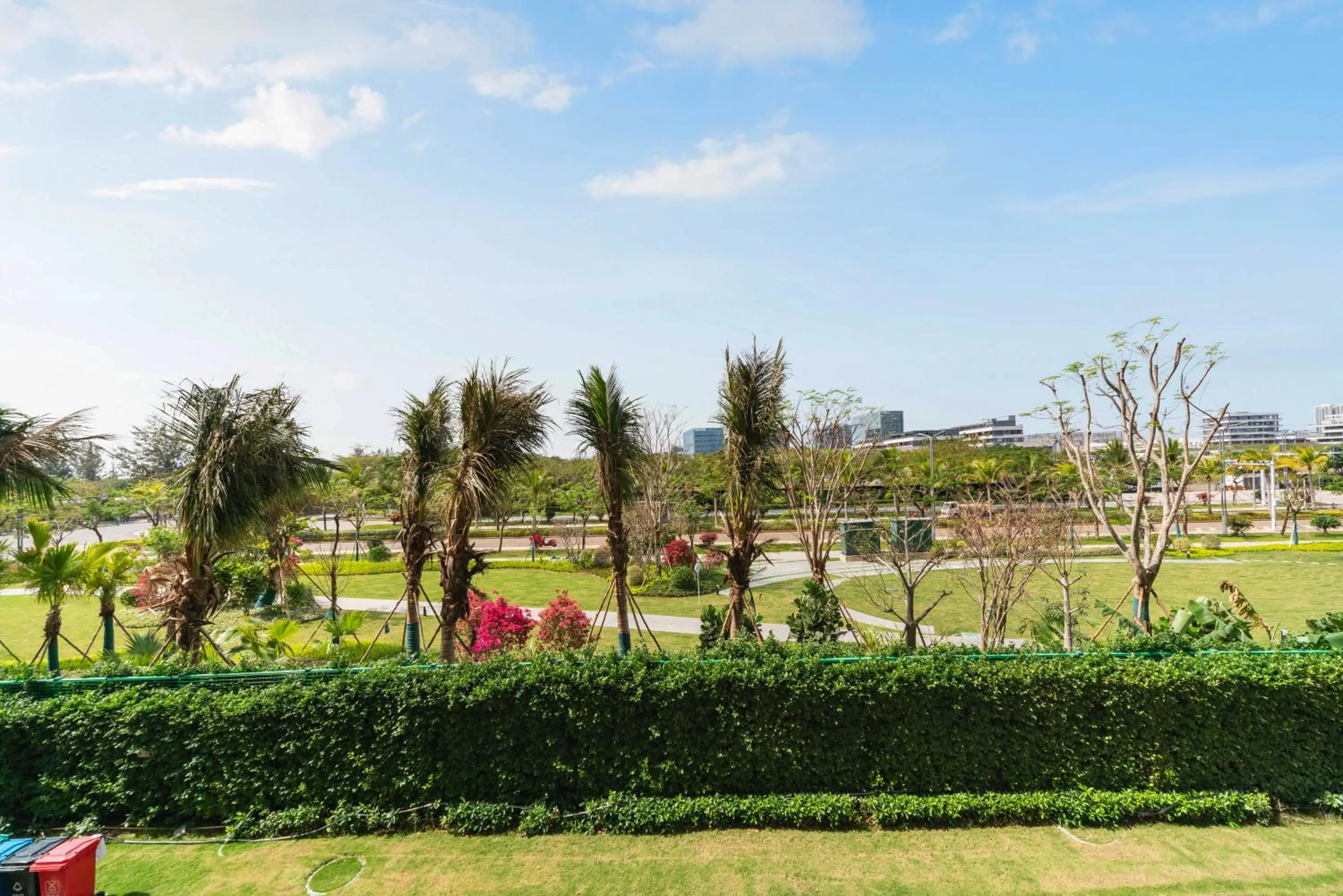 Garden view in Elnob Seaview Aparthotel Hai Tang Bay Sanya