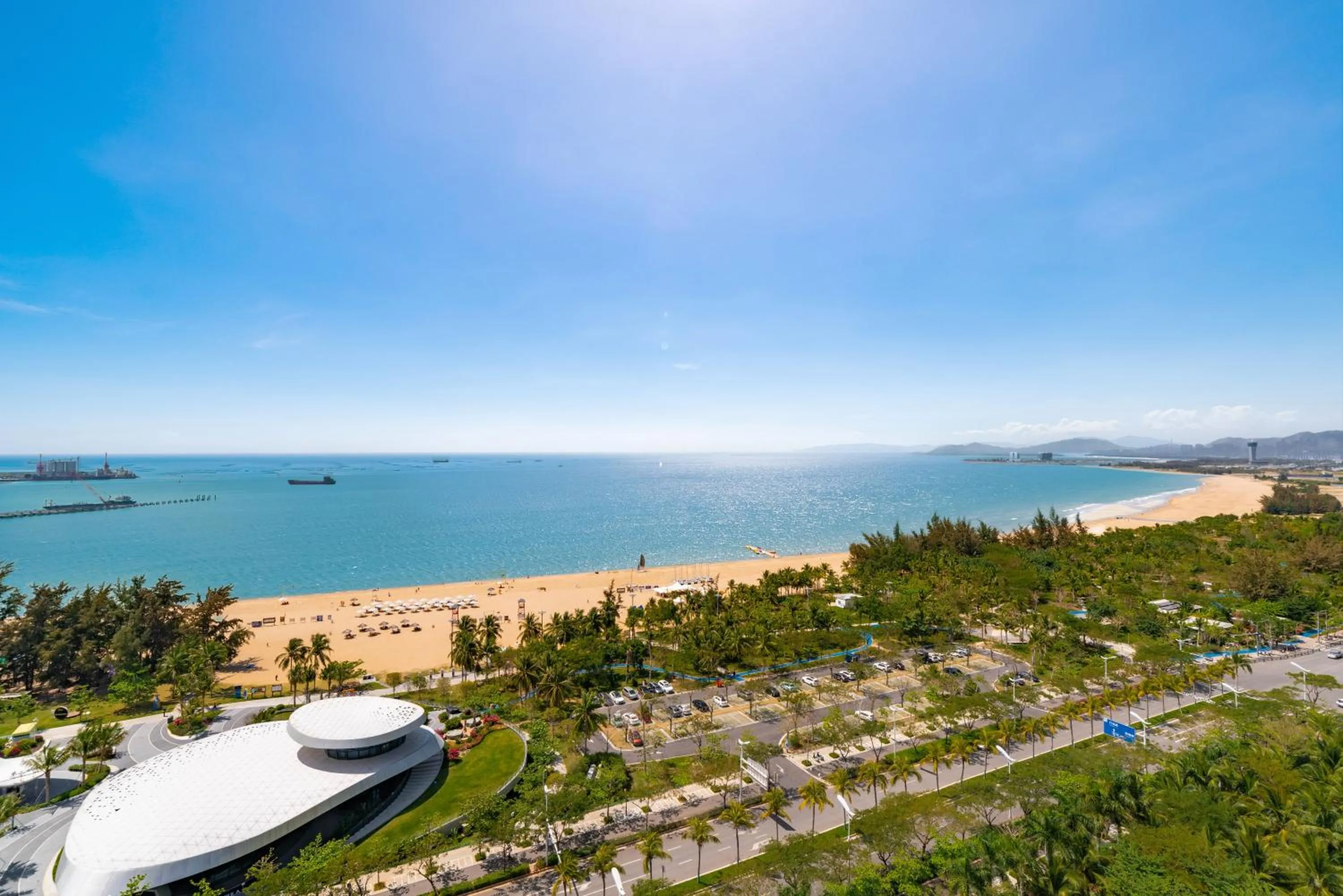 Sea view in Elnob Seaview Aparthotel Hai Tang Bay Sanya