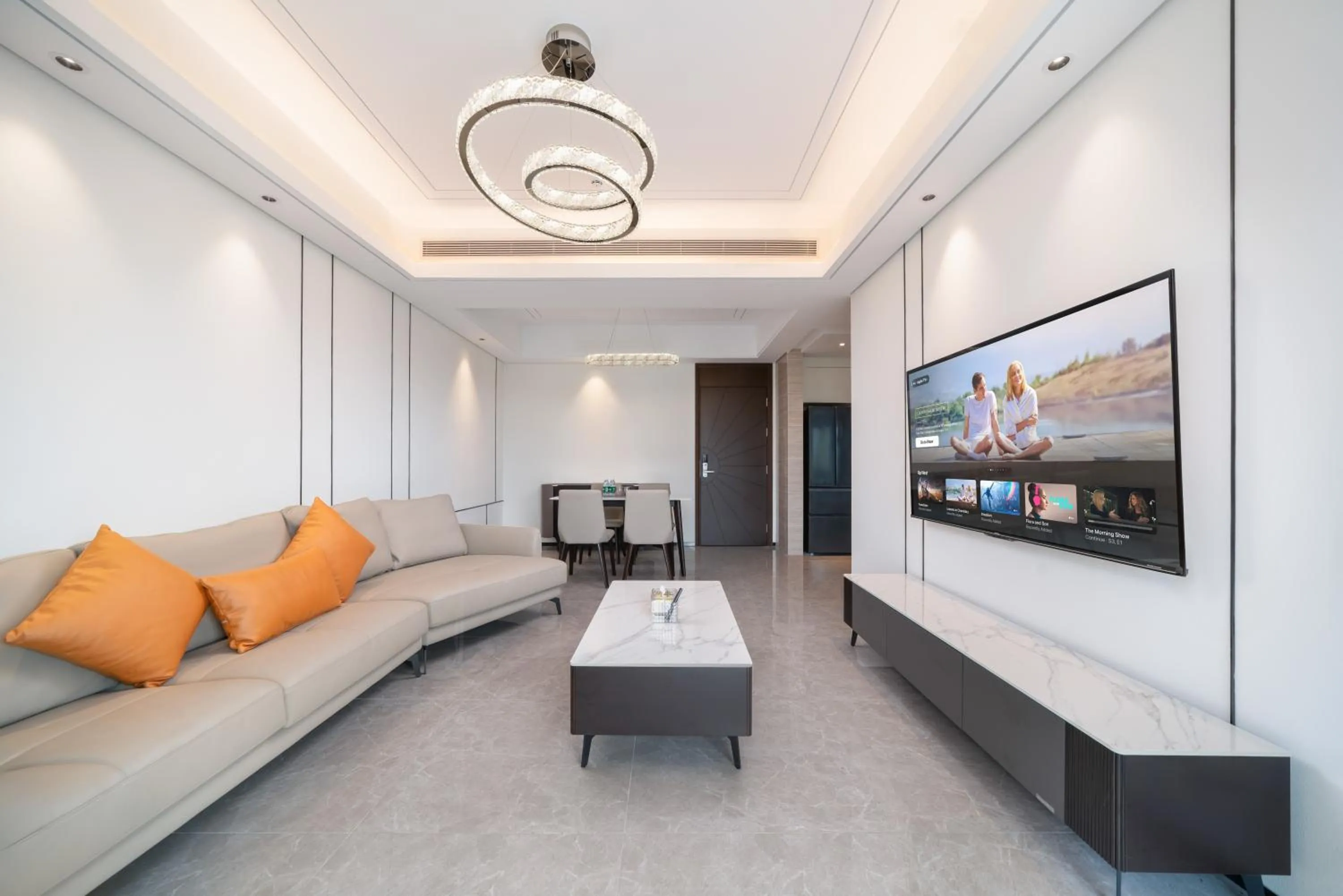 Living room in Elnob Seaview Aparthotel Hai Tang Bay Sanya