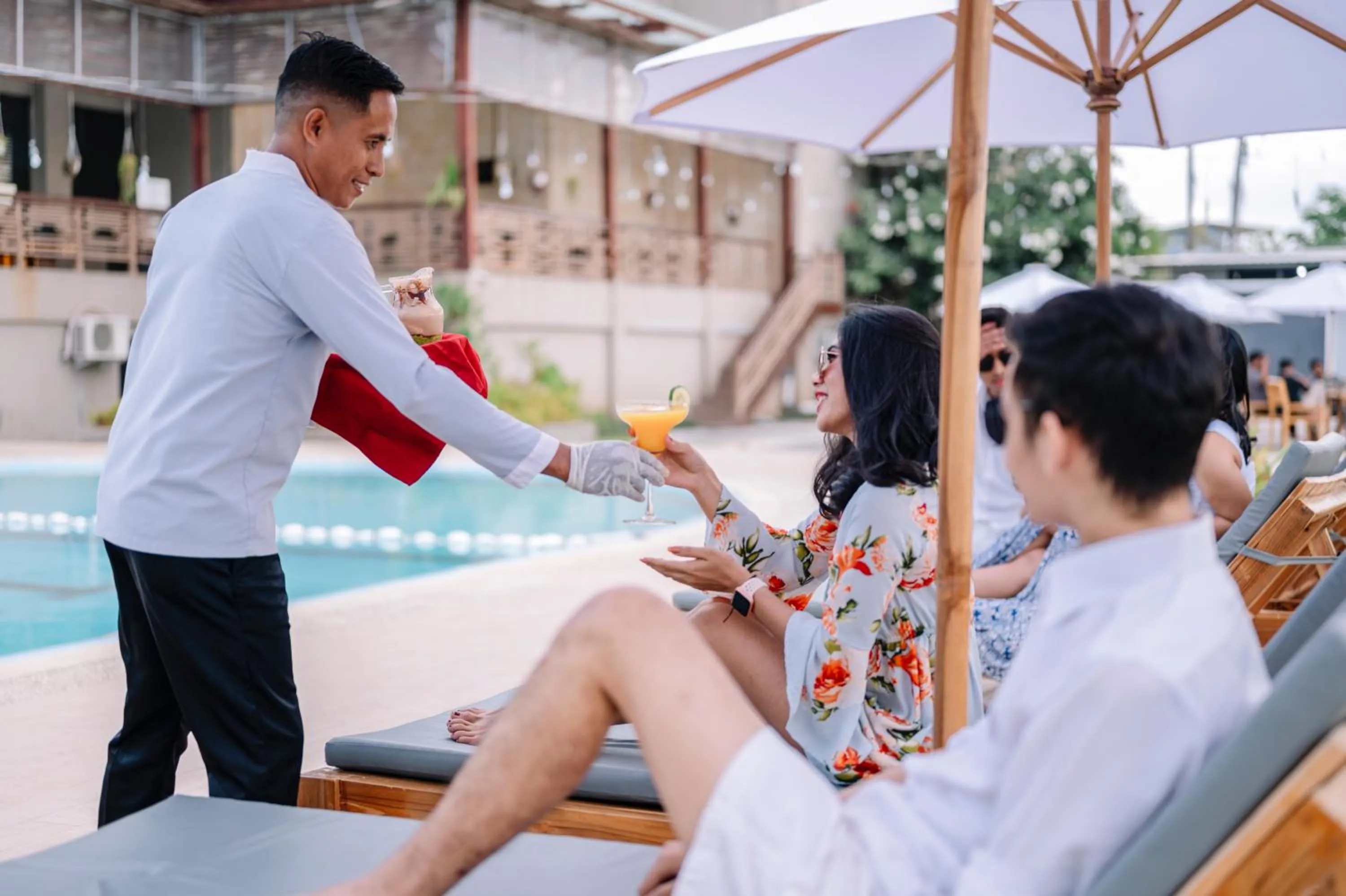 Swimming pool in Kristal Hotel Kupang