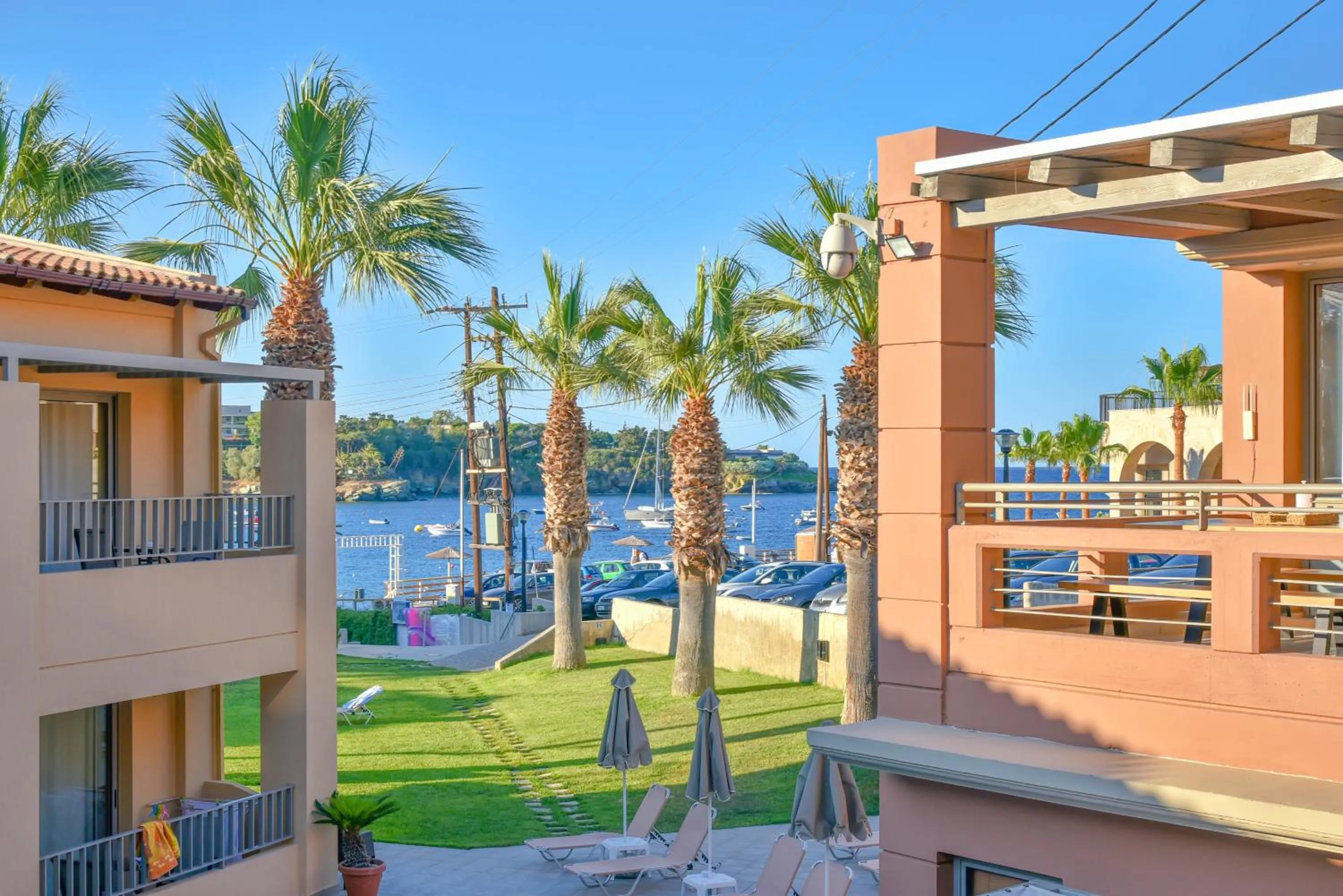 Garden view in Anatoli Apartments
