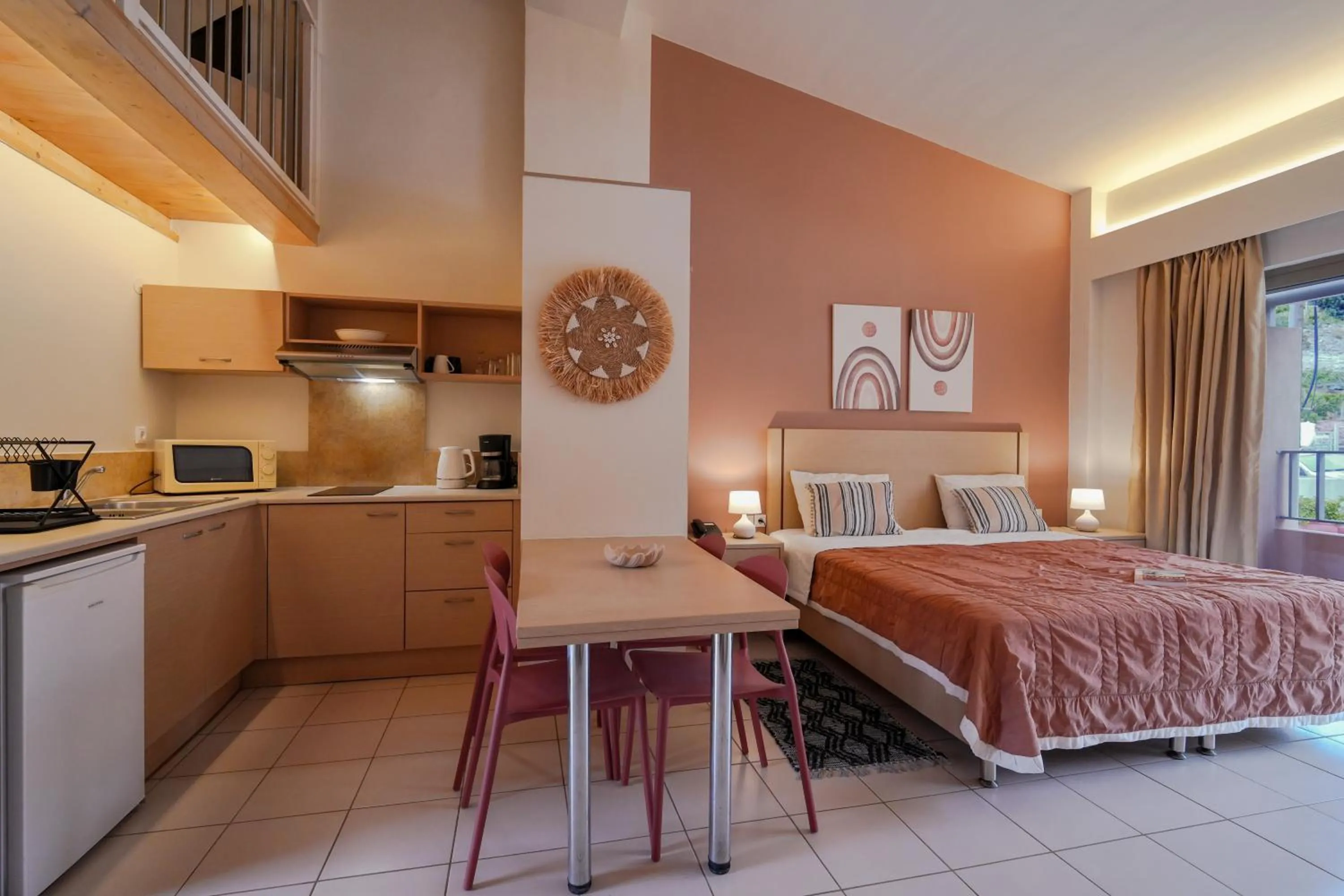 Bed in Anatoli Apartments