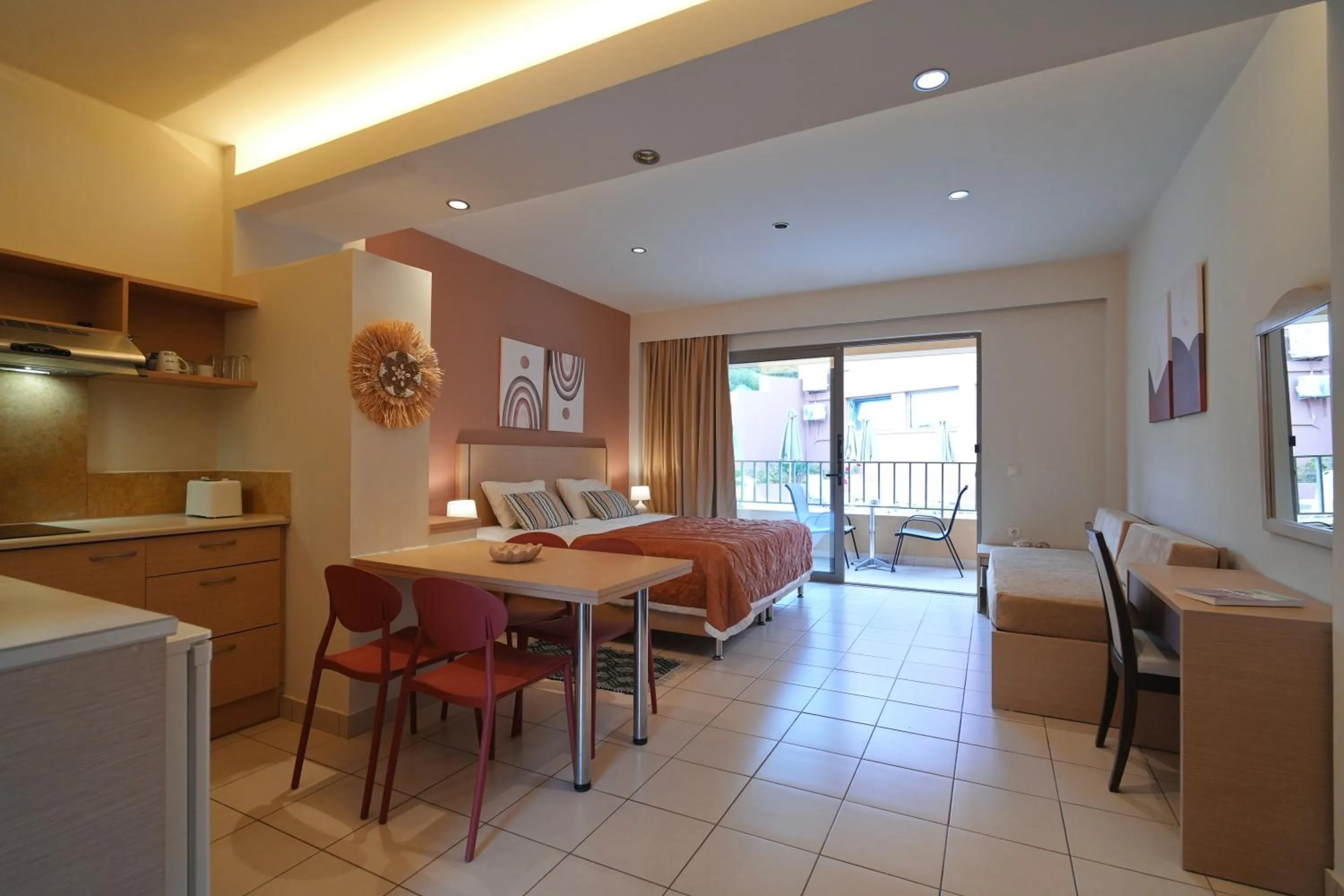 Kitchen or kitchenette in Anatoli Apartments