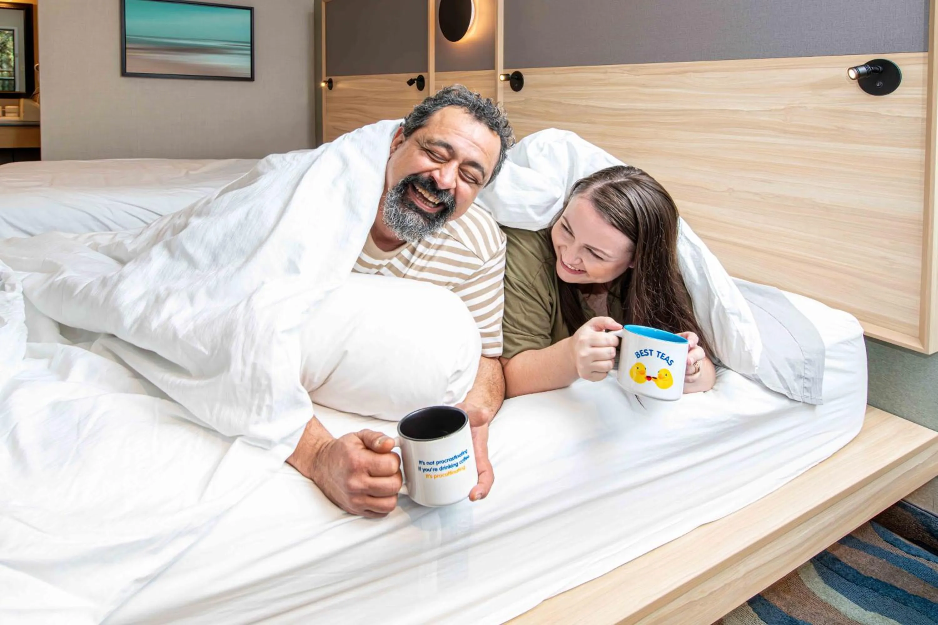 Bed in Accent Inns Kamloops