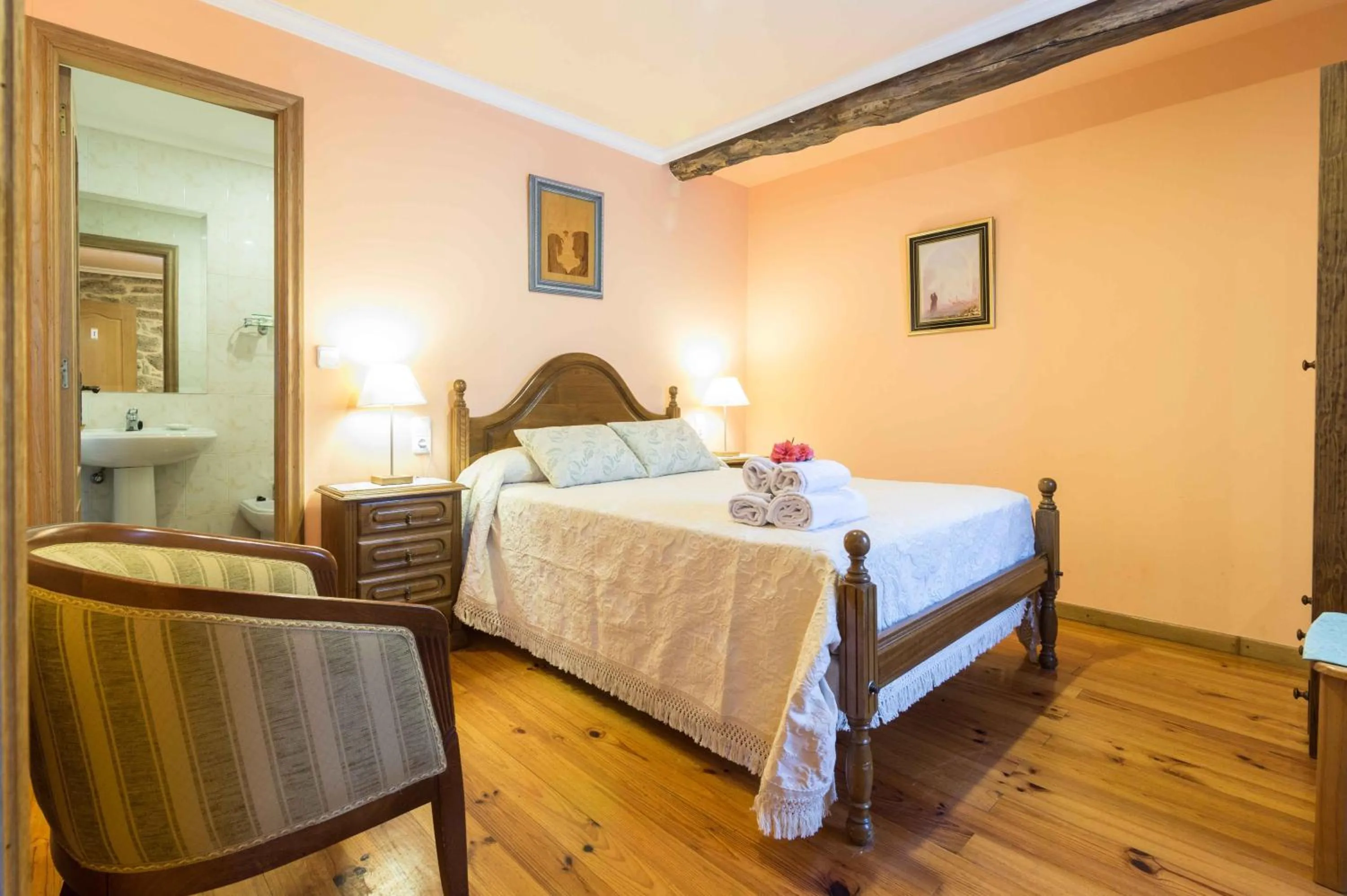 Bed in Casa Da Urcela