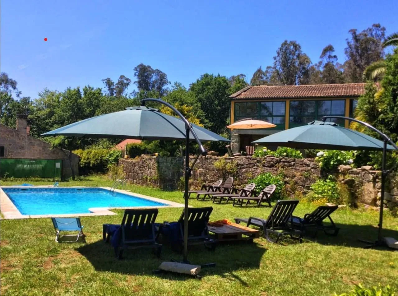 Pool view in Casa Da Urcela