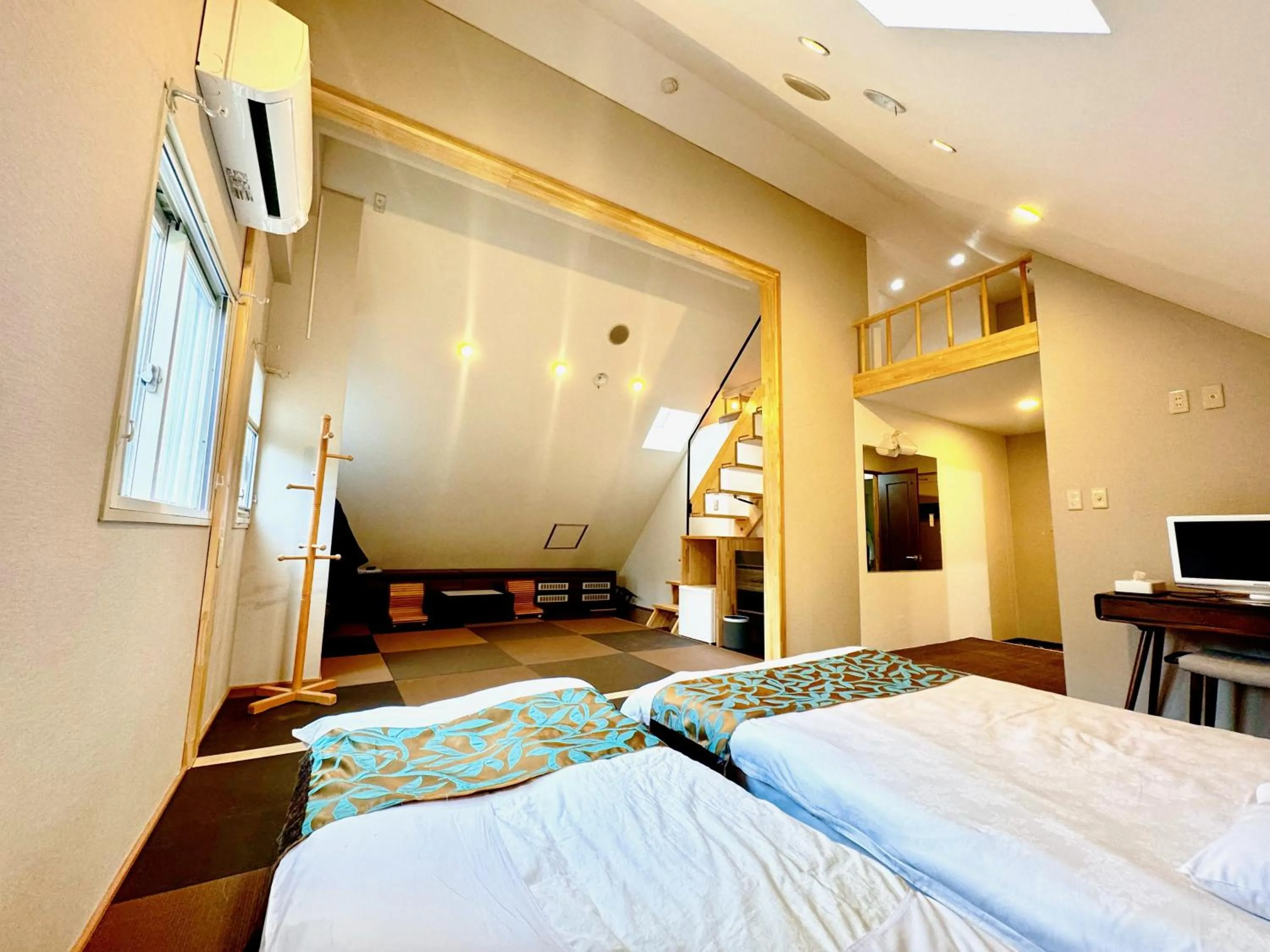 Bed in Hakuba Sun Valley Hotel