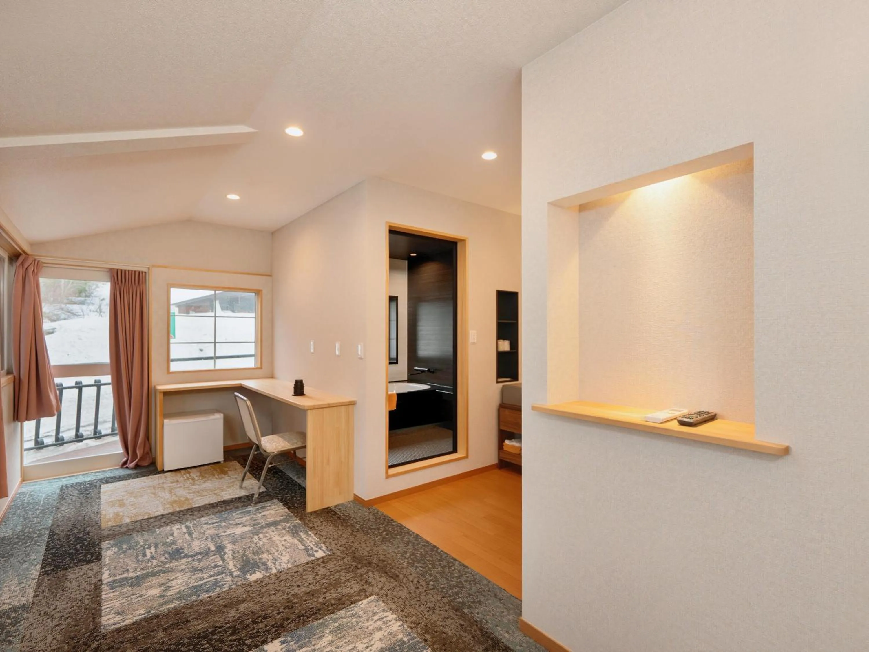 Bed in Hakuba Sun Valley Hotel