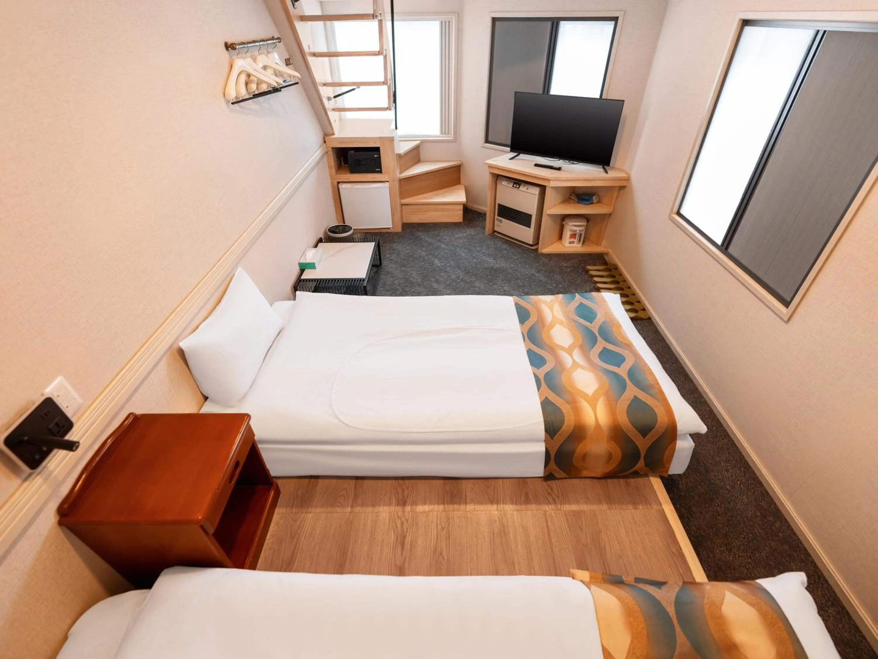 Bed in Hakuba Sun Valley Hotel