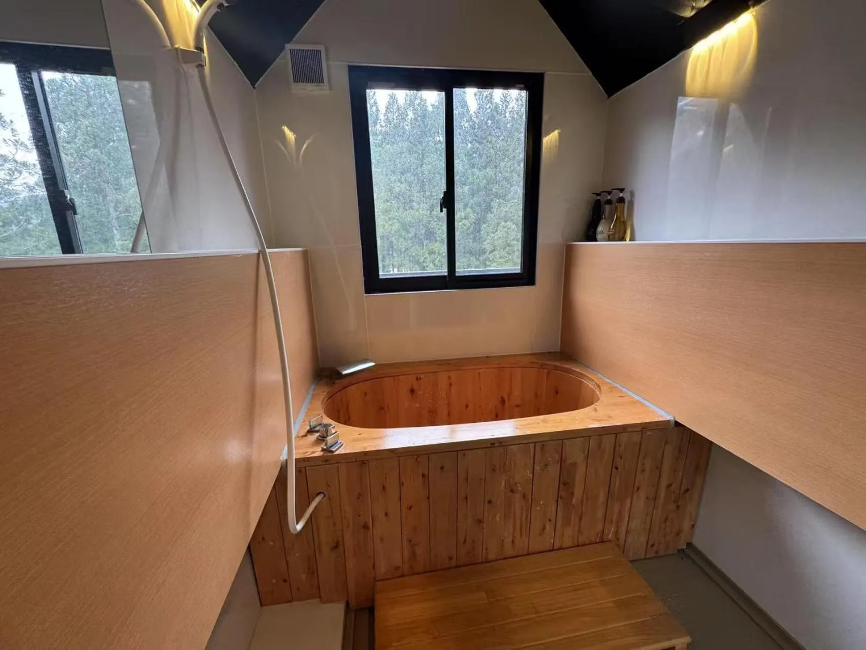 Open Air Bath in Hakuba Sun Valley Hotel