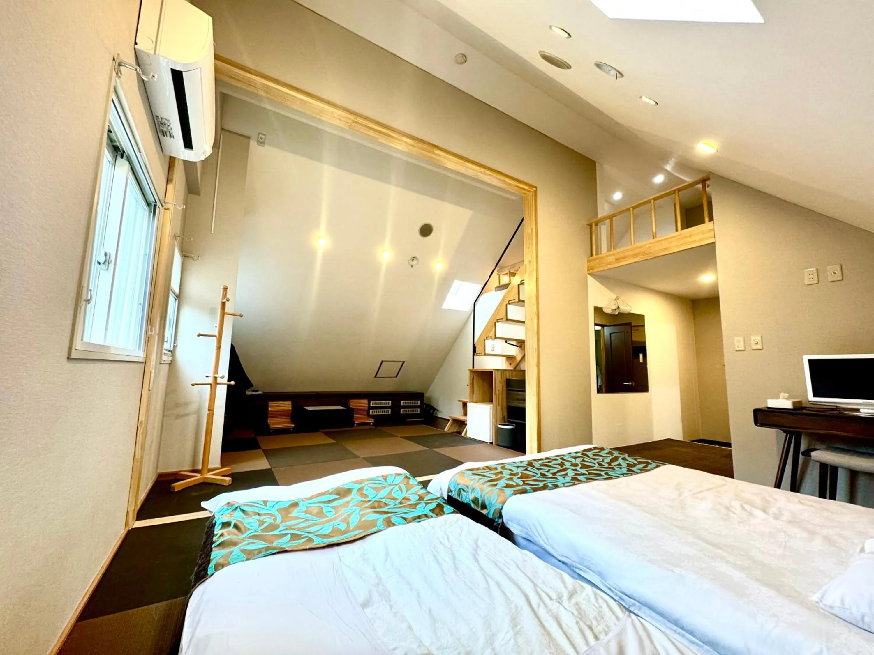 Bed in Hakuba Sun Valley Hotel