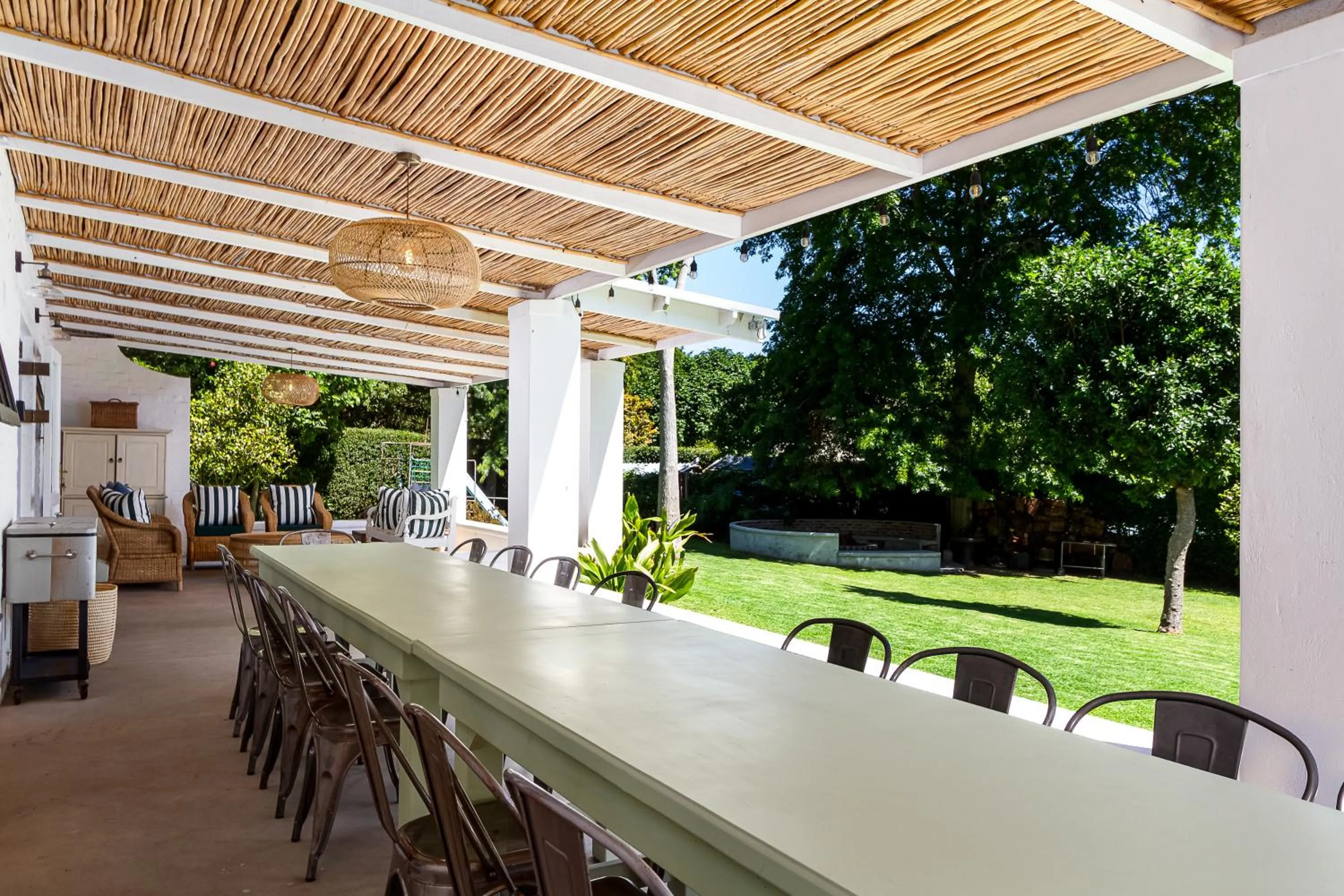 Patio in Noordhoek Village Hotel