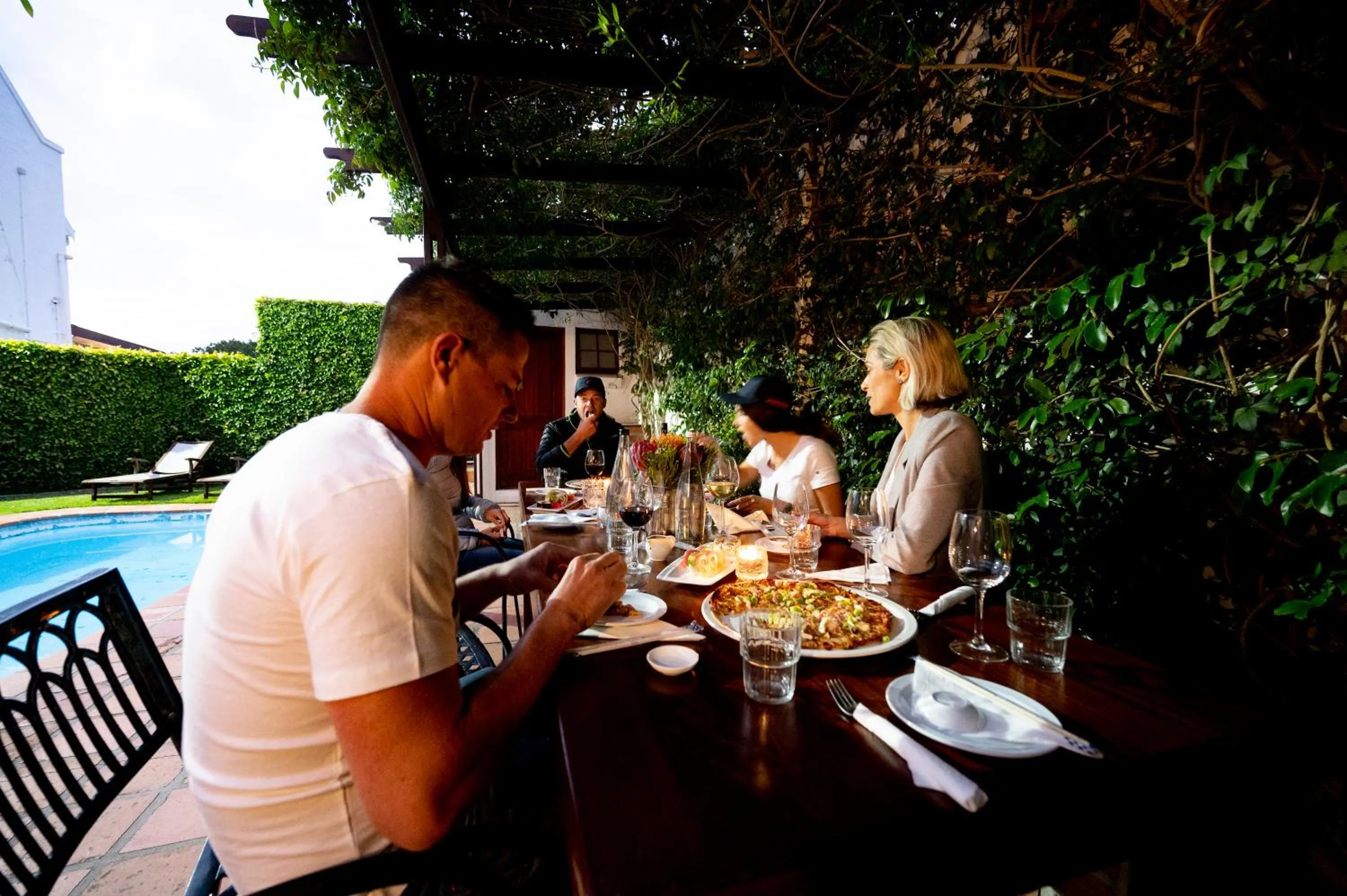group of guests in Noordhoek Village Hotel