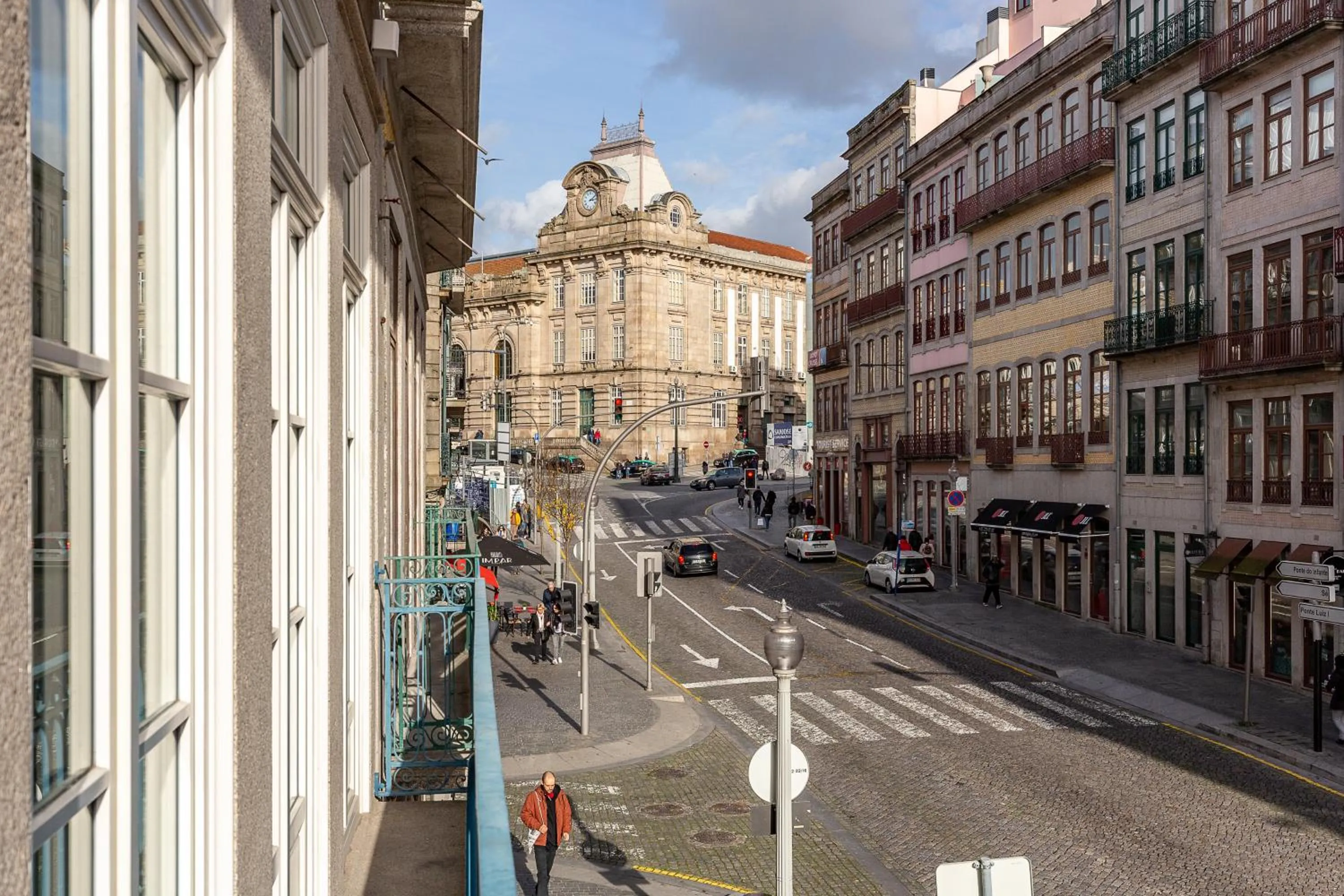 City view in RS Porto Historic Center