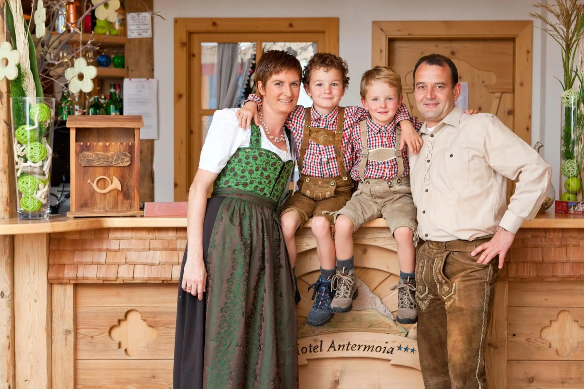 Family in Hotel Antermoia