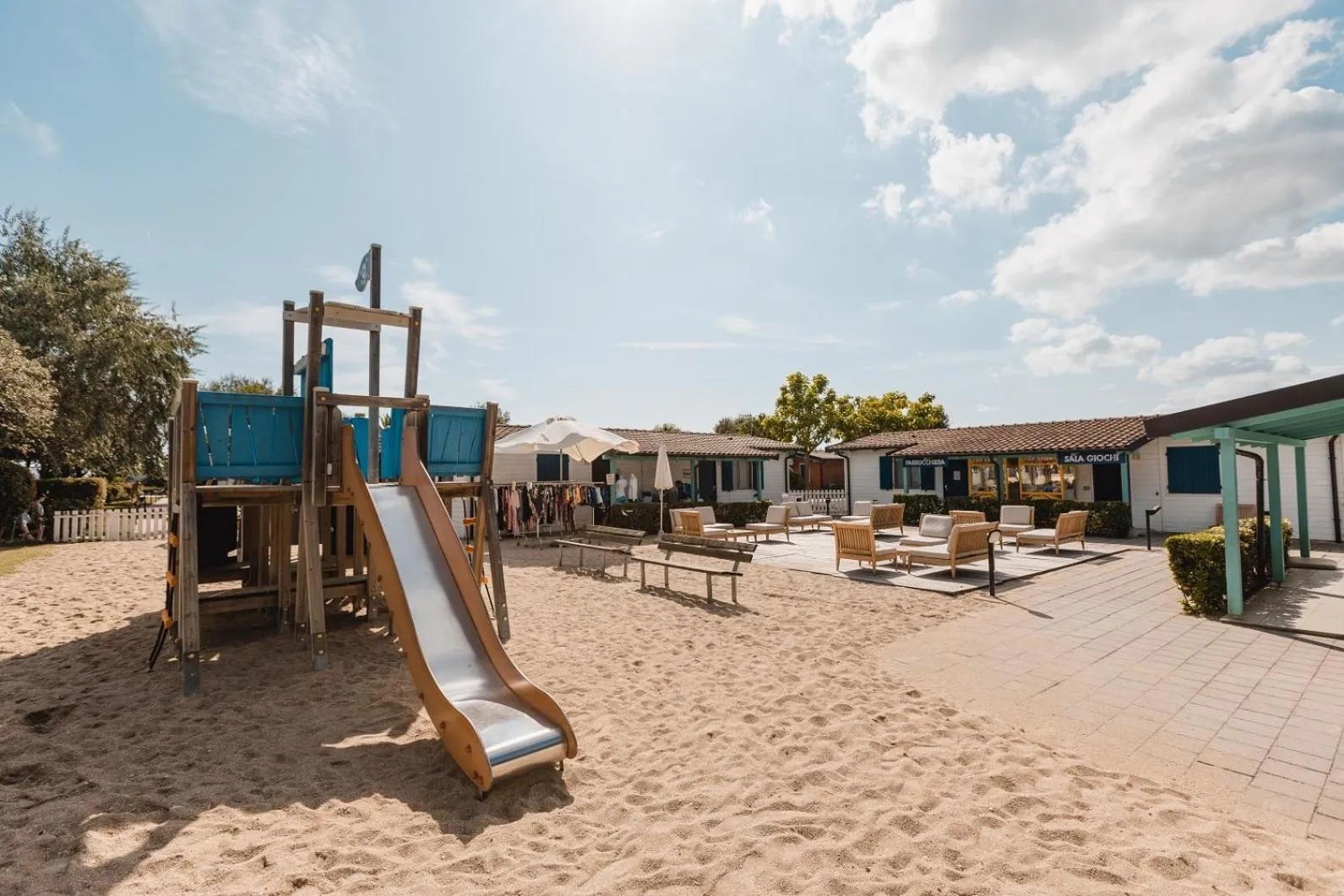 Children play ground in Natural Village Resort
