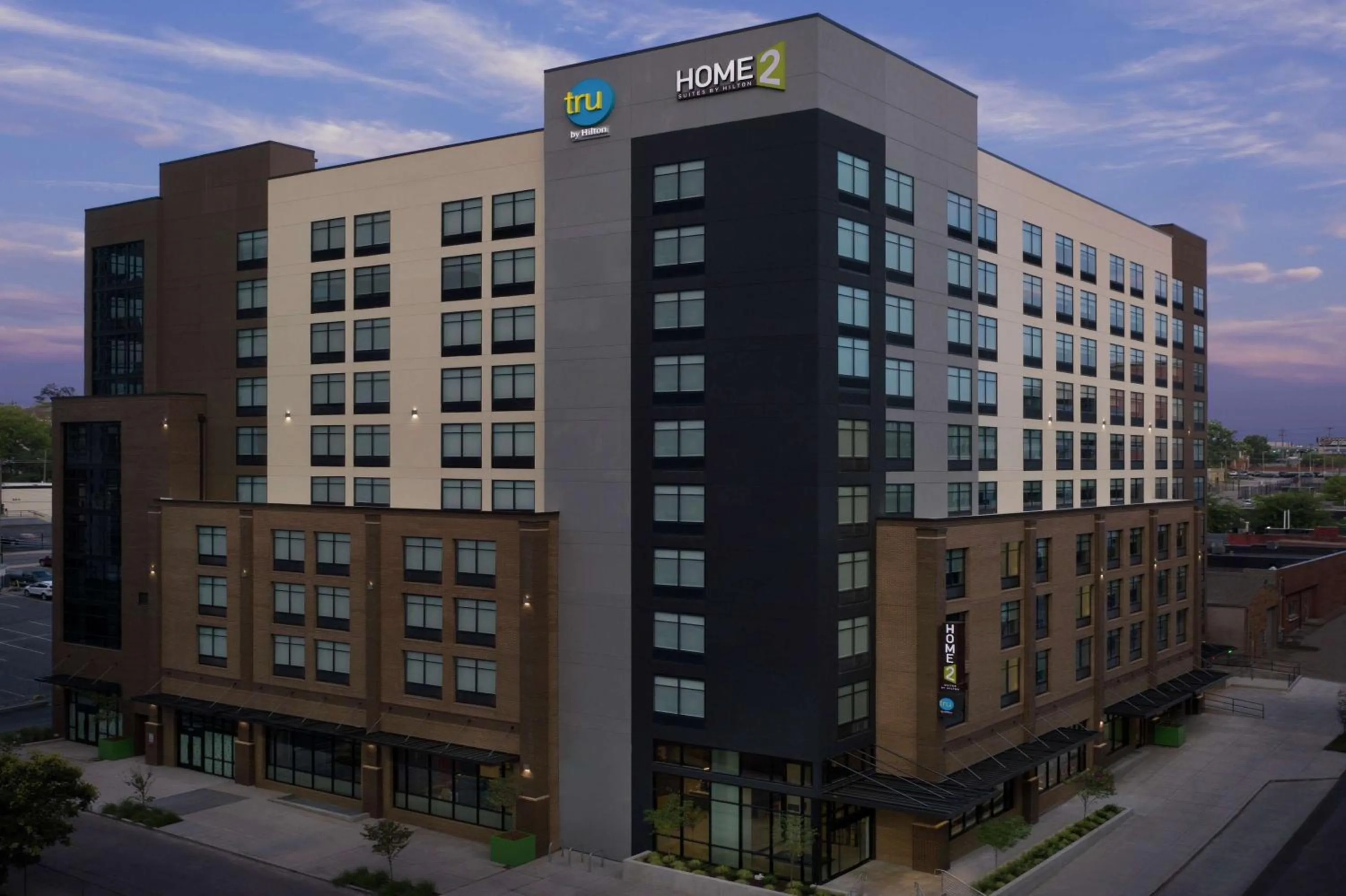 Property building in Home2 Suites By Hilton Nashville Downtown Convention Center