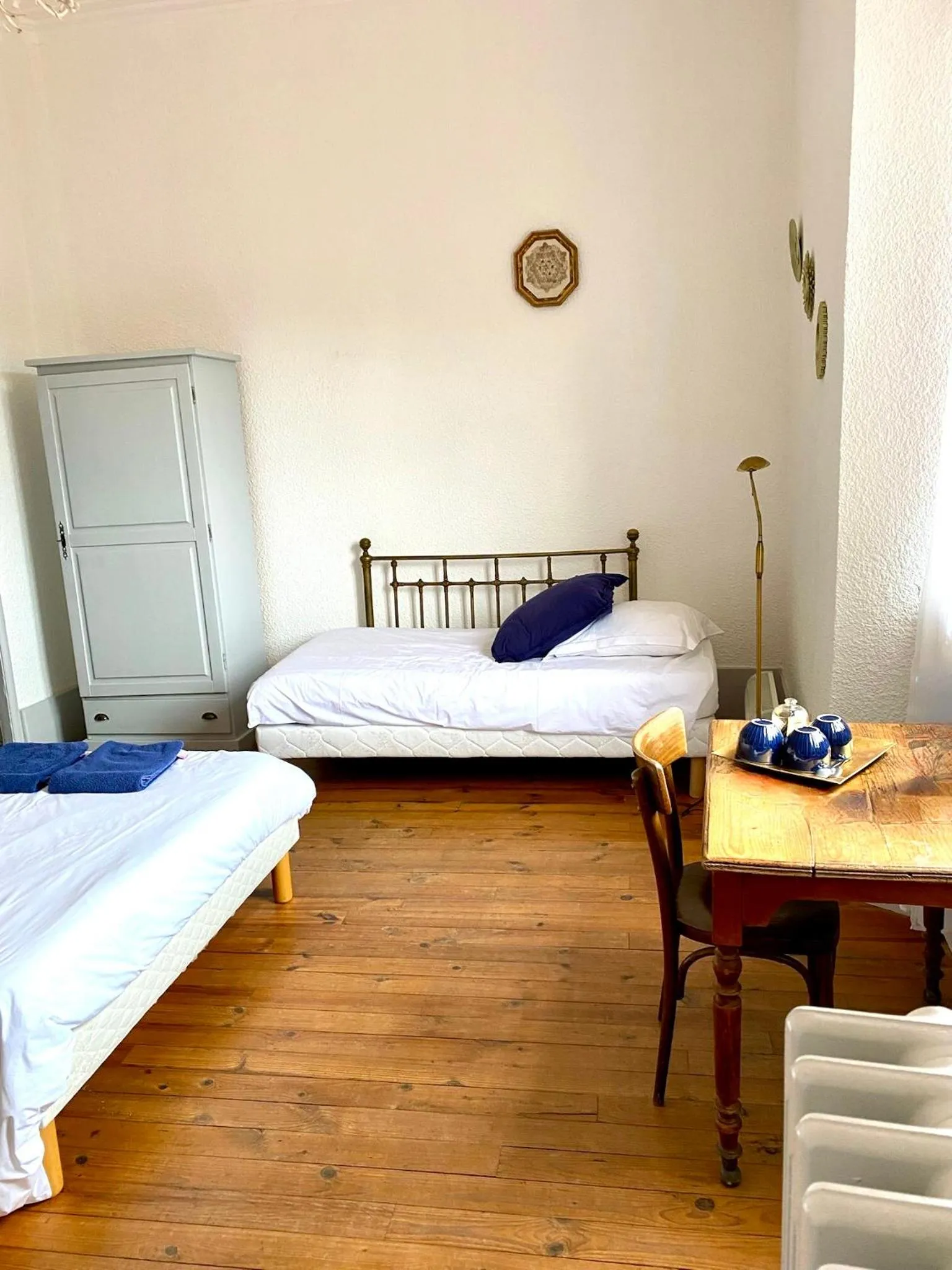 View (from property/room), Bed in Ermitage Saint Vincent B&B