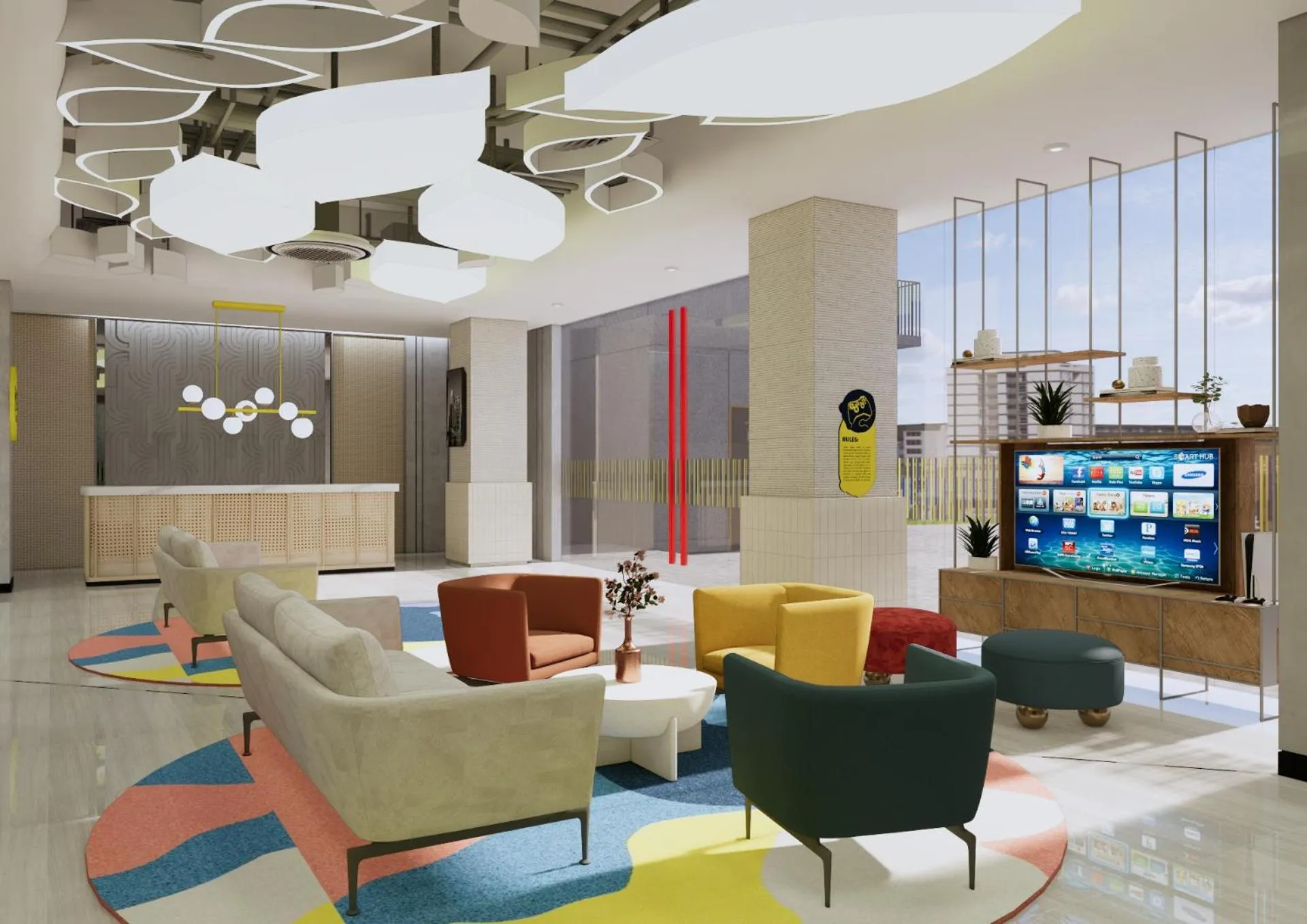 Lobby or reception in Yello Hotel Samarinda