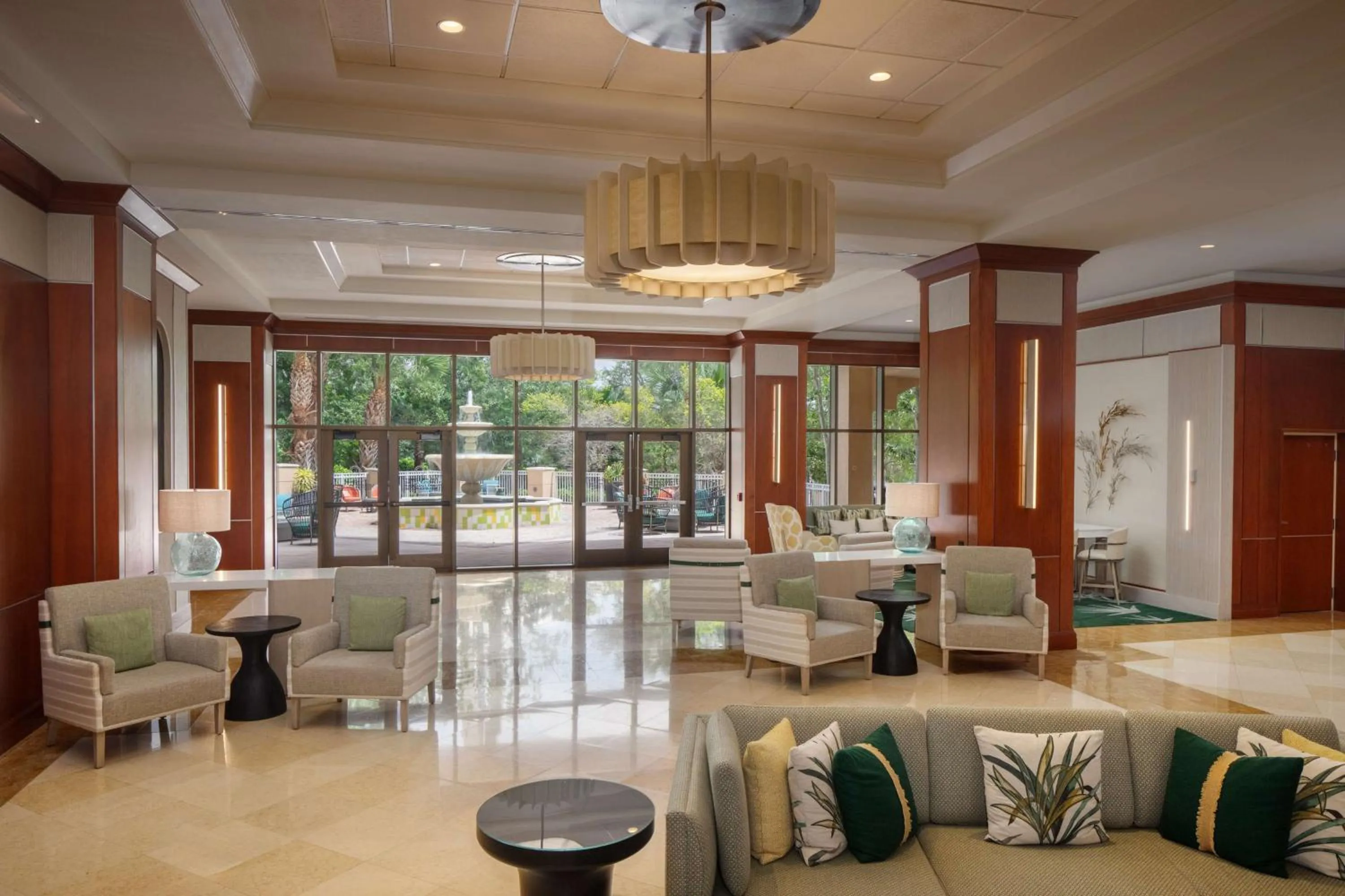 Lobby or reception in Hilton St. Petersburg Carillon Park