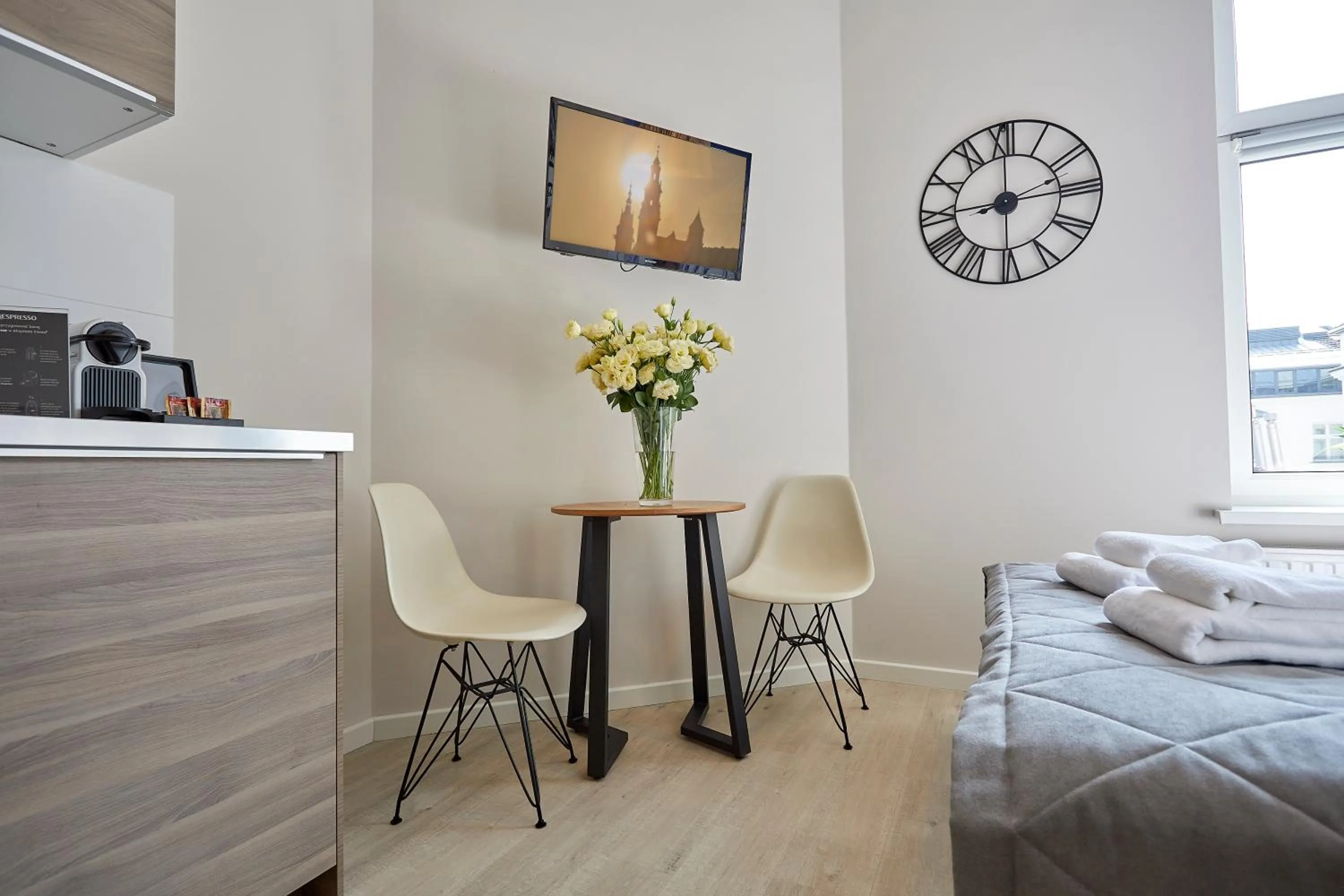 Coffee/tea facilities, Bed in FLORIANSKA 32 by PI Apartments