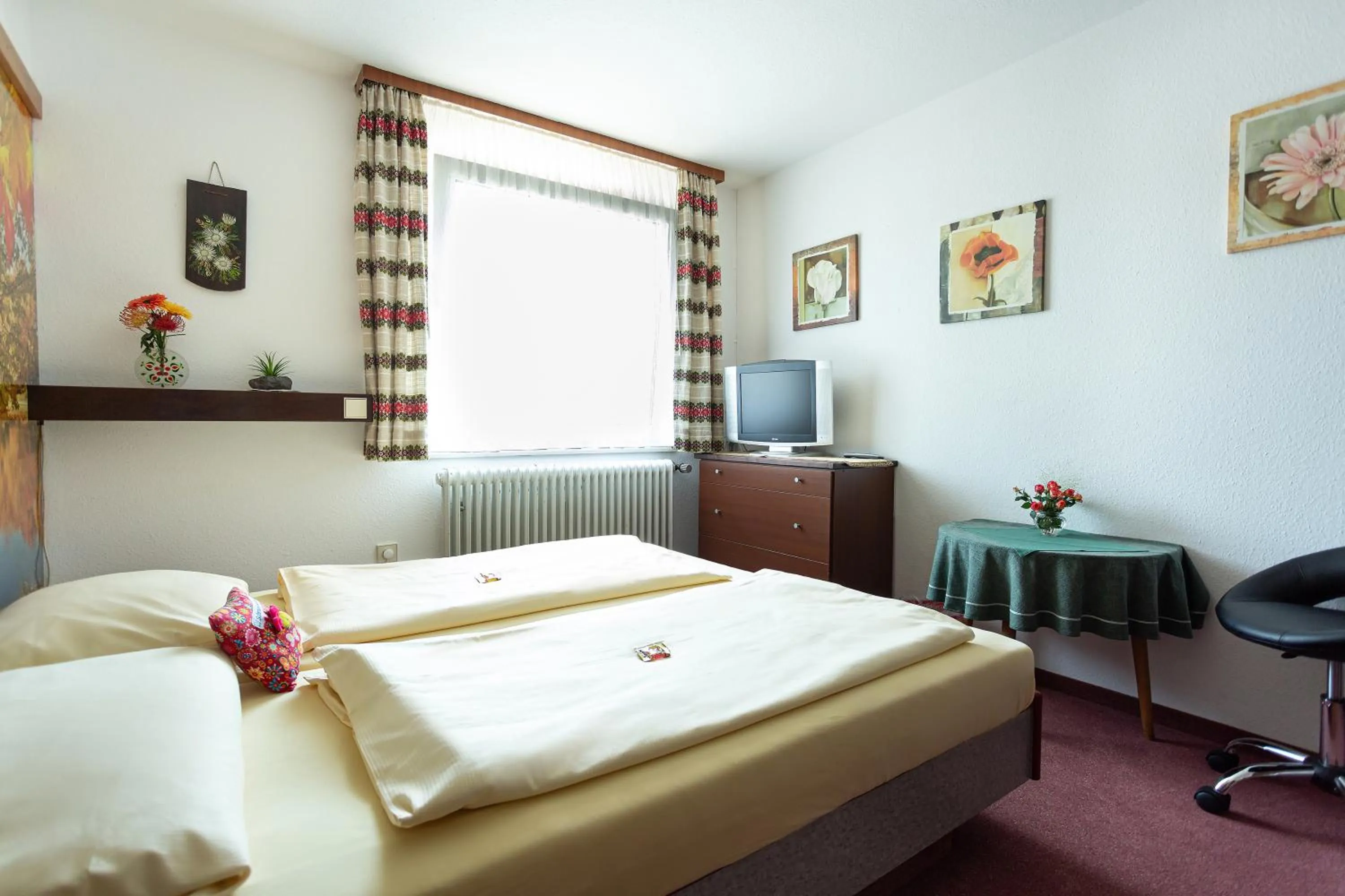 Decorative detail, Bed in Hotel Silberdistel