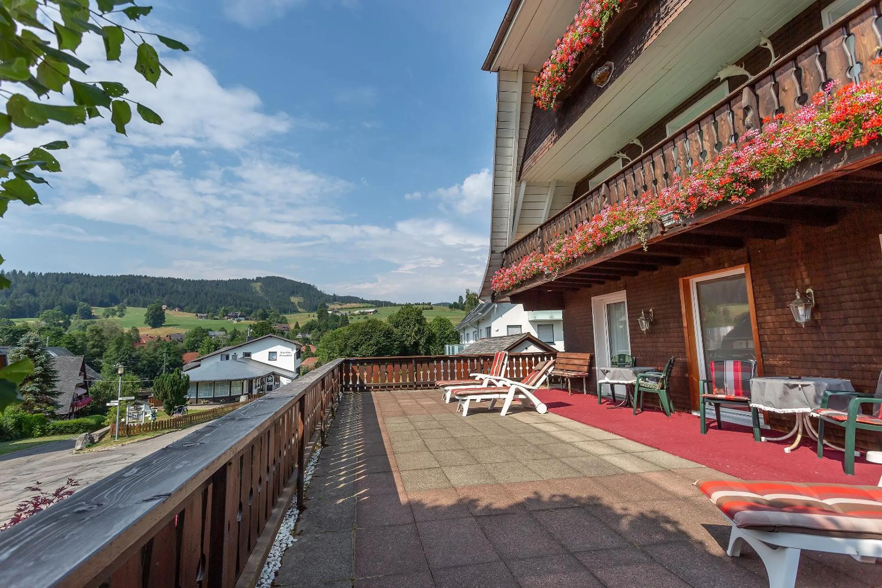Balcony/Terrace in Hotel Silberdistel