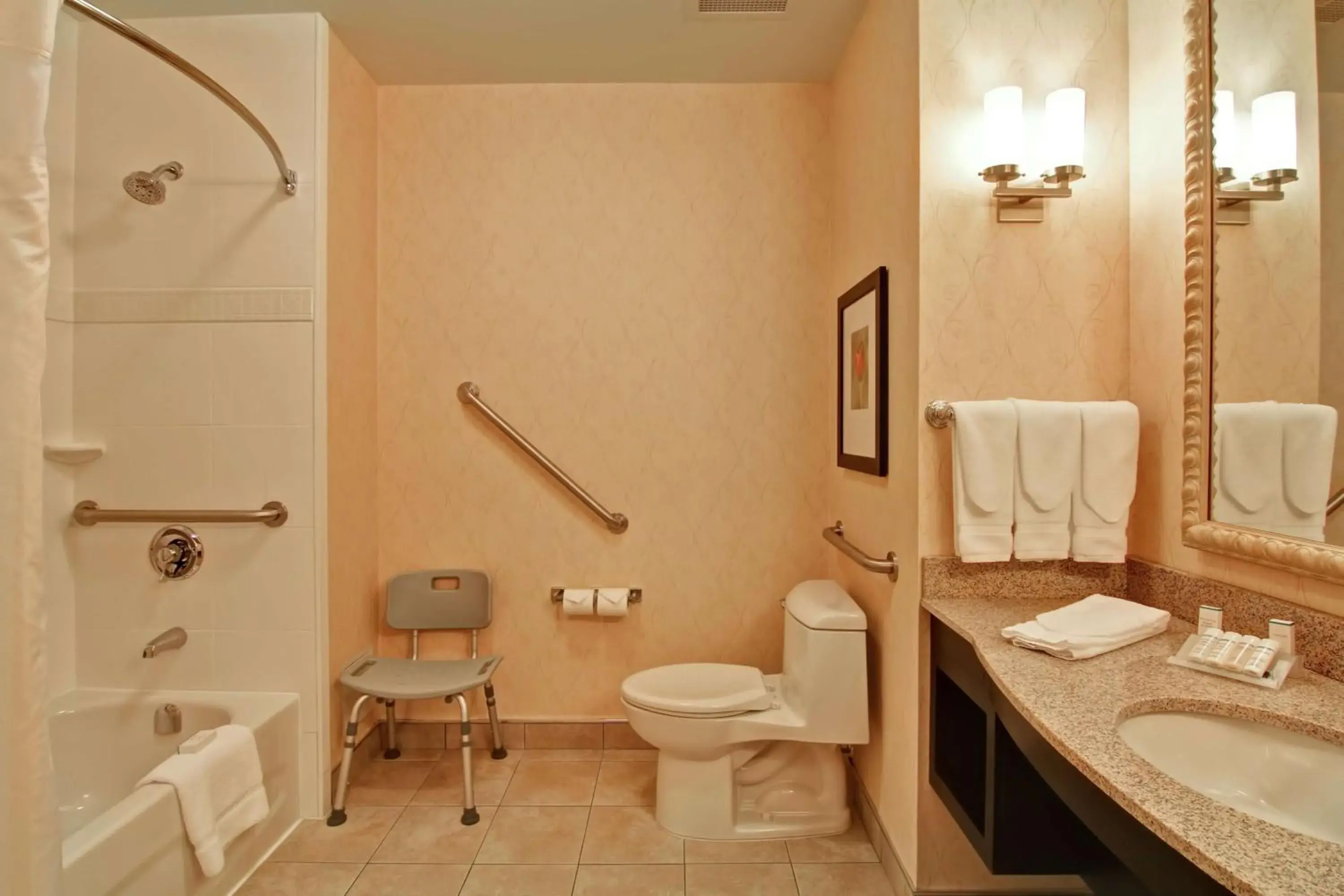 Queen Evolution Room - Disability Access in Hilton Garden Inn Ottawa Airport Queen Evolution Room - Disability Access in Hilton Garden Inn Ottawa Airport