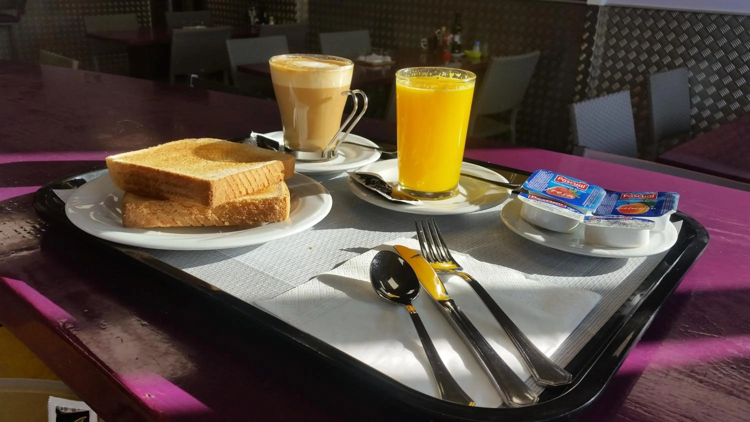 Breakfast in Pensión Astigarraga