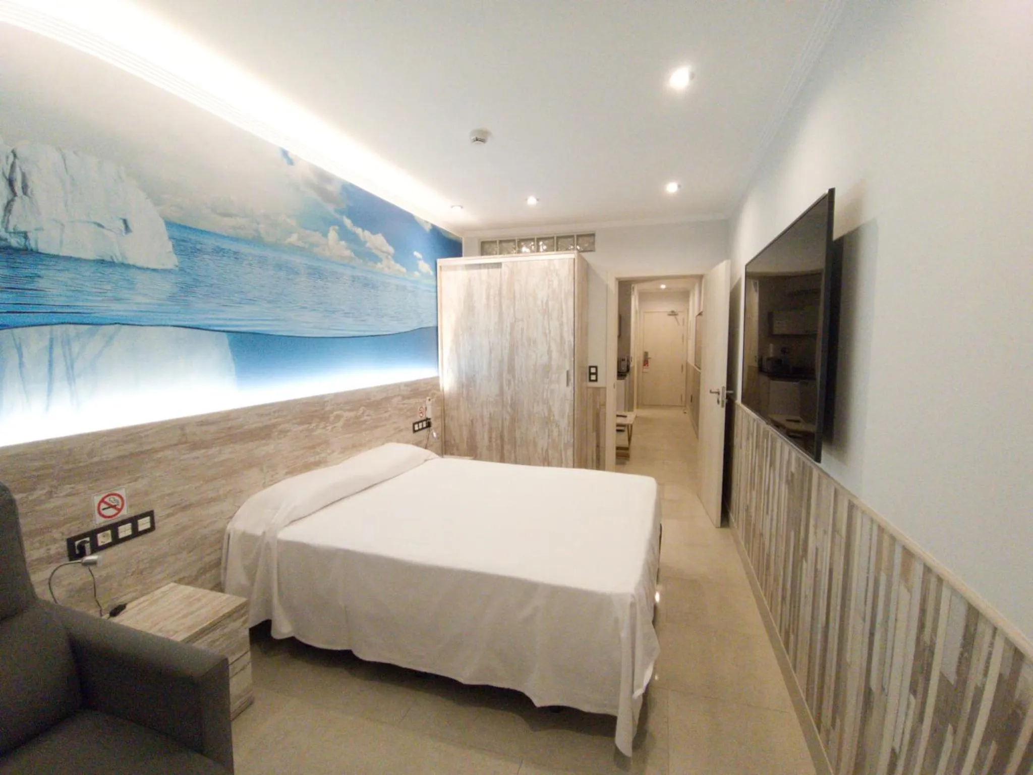 Bed in Pensión Astigarraga