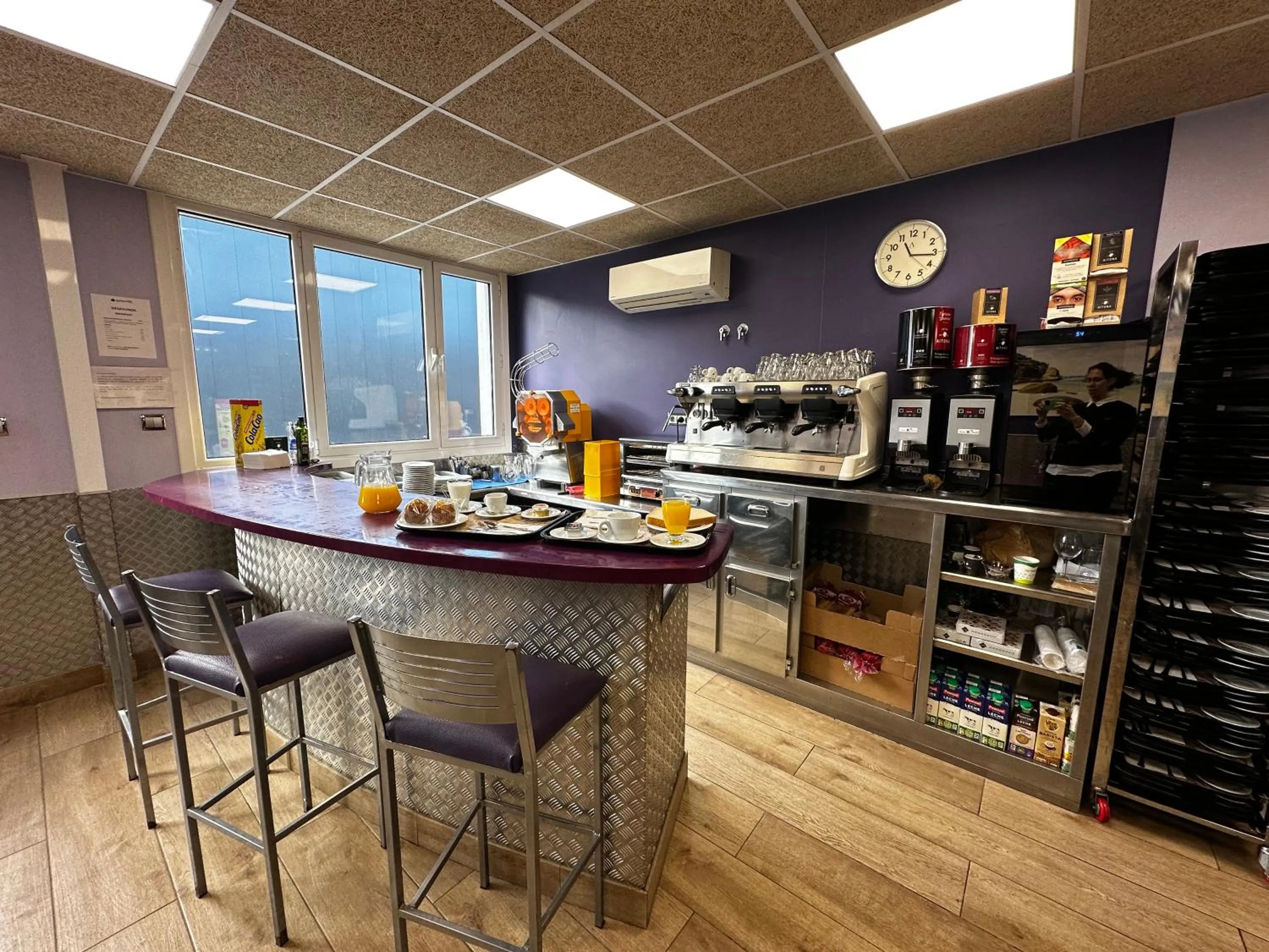 Continental breakfast in Pensión Astigarraga