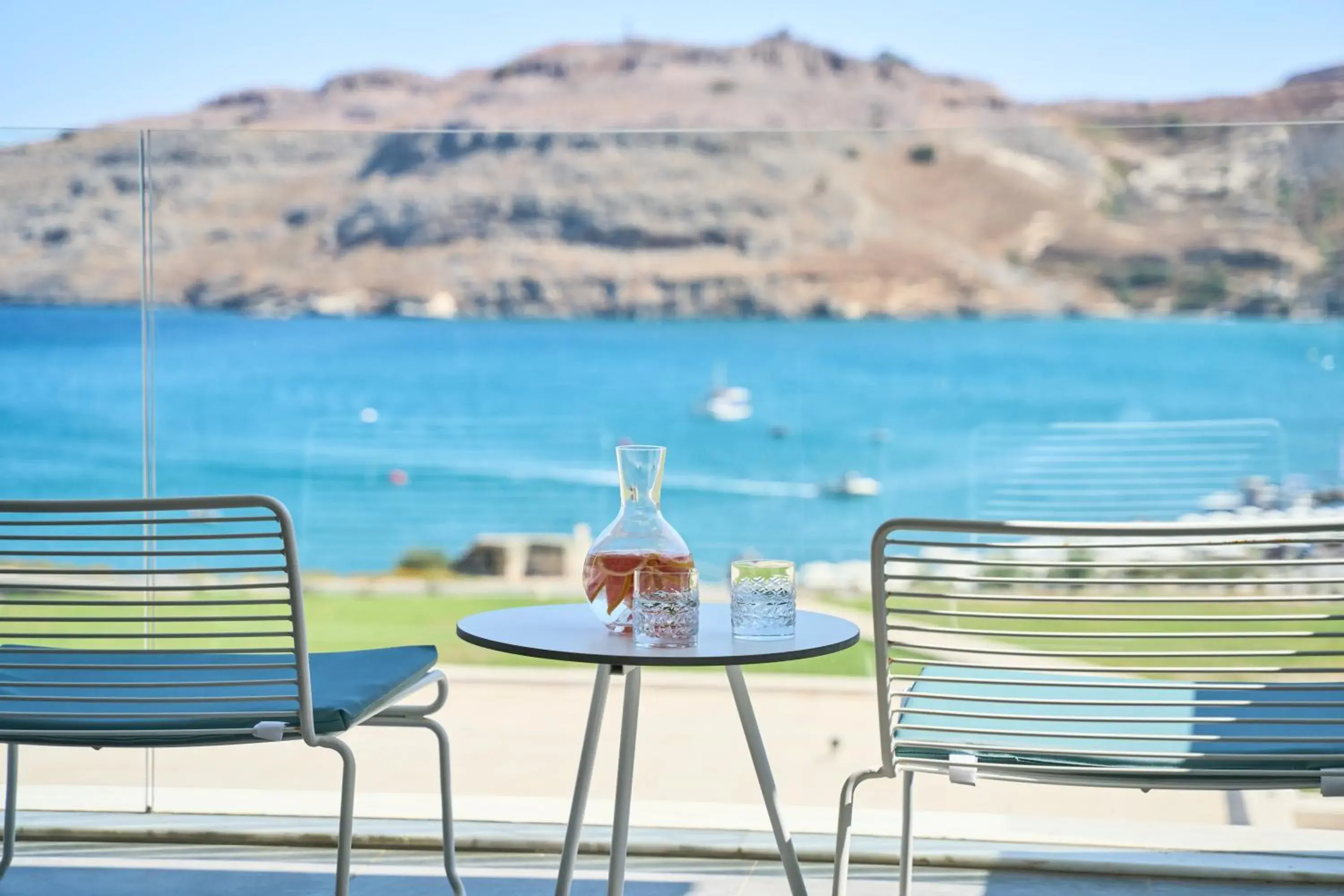 Deluxe Double Room Sea View in Lindos Grand Resort & Spa - Adults Only Deluxe Double Room Sea View in Lindos Grand Resort & Spa - Adults Only