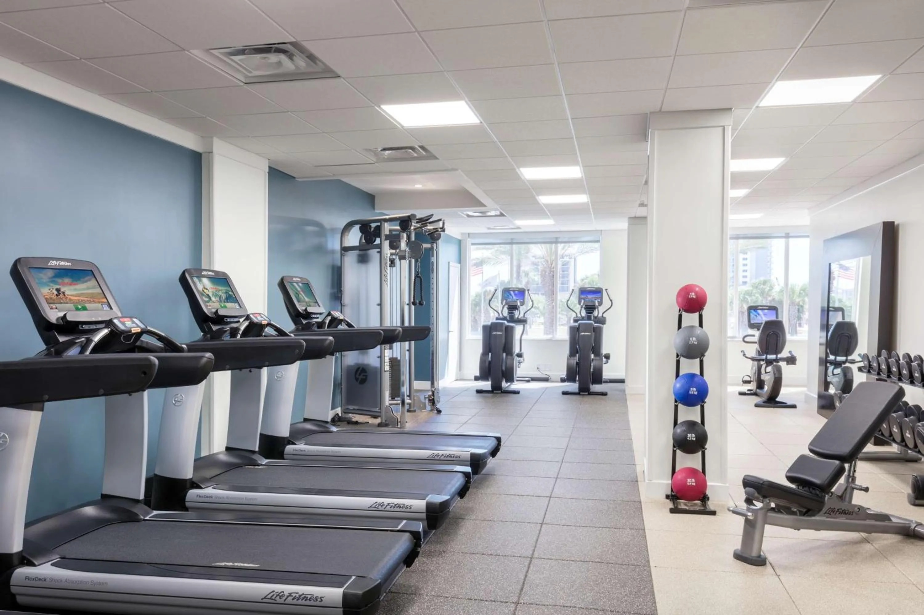 Fitness centre/facilities in Hilton Clearwater Beach Resort & Spa
