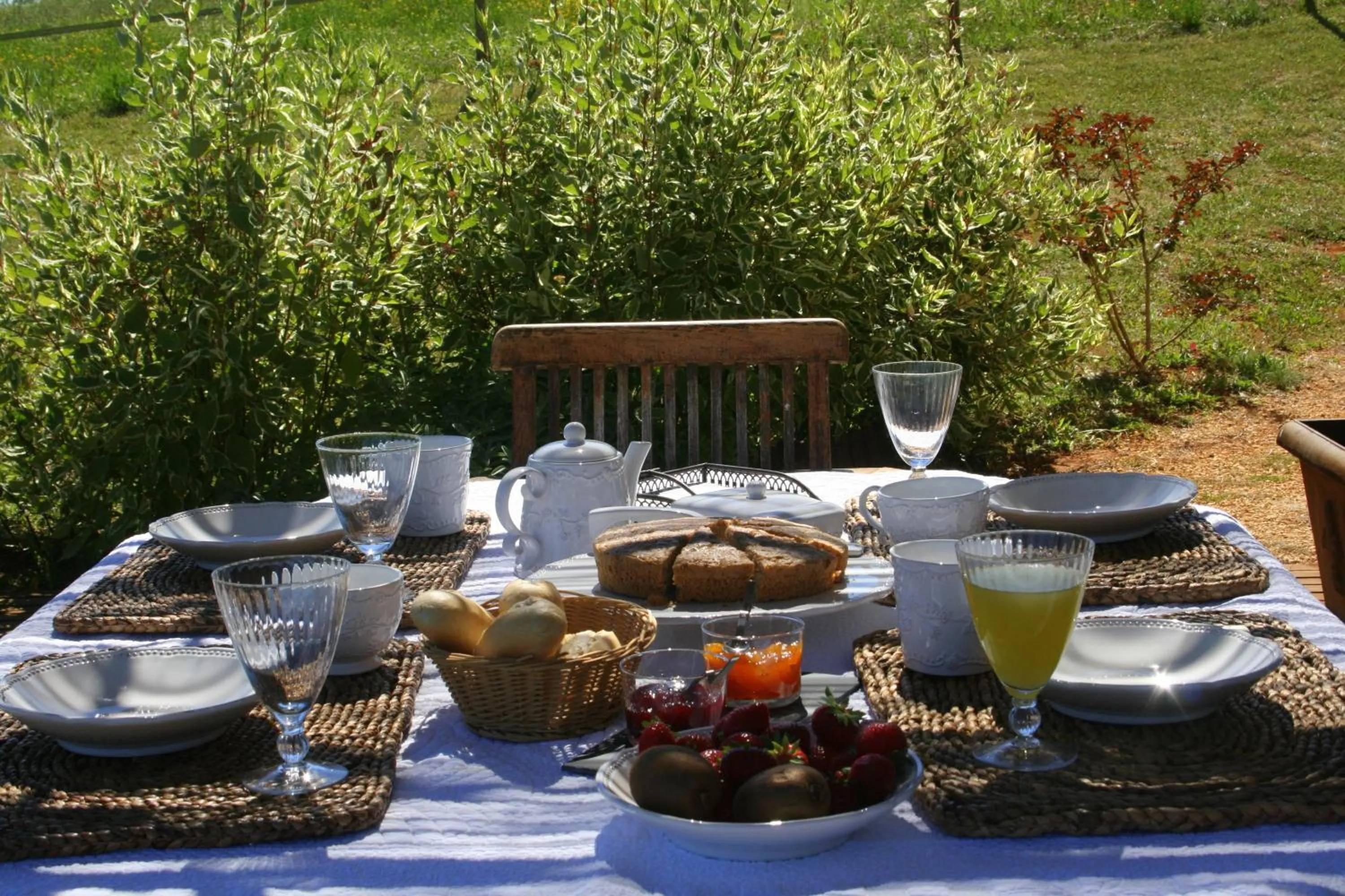 Continental breakfast in La Rolandie Haute