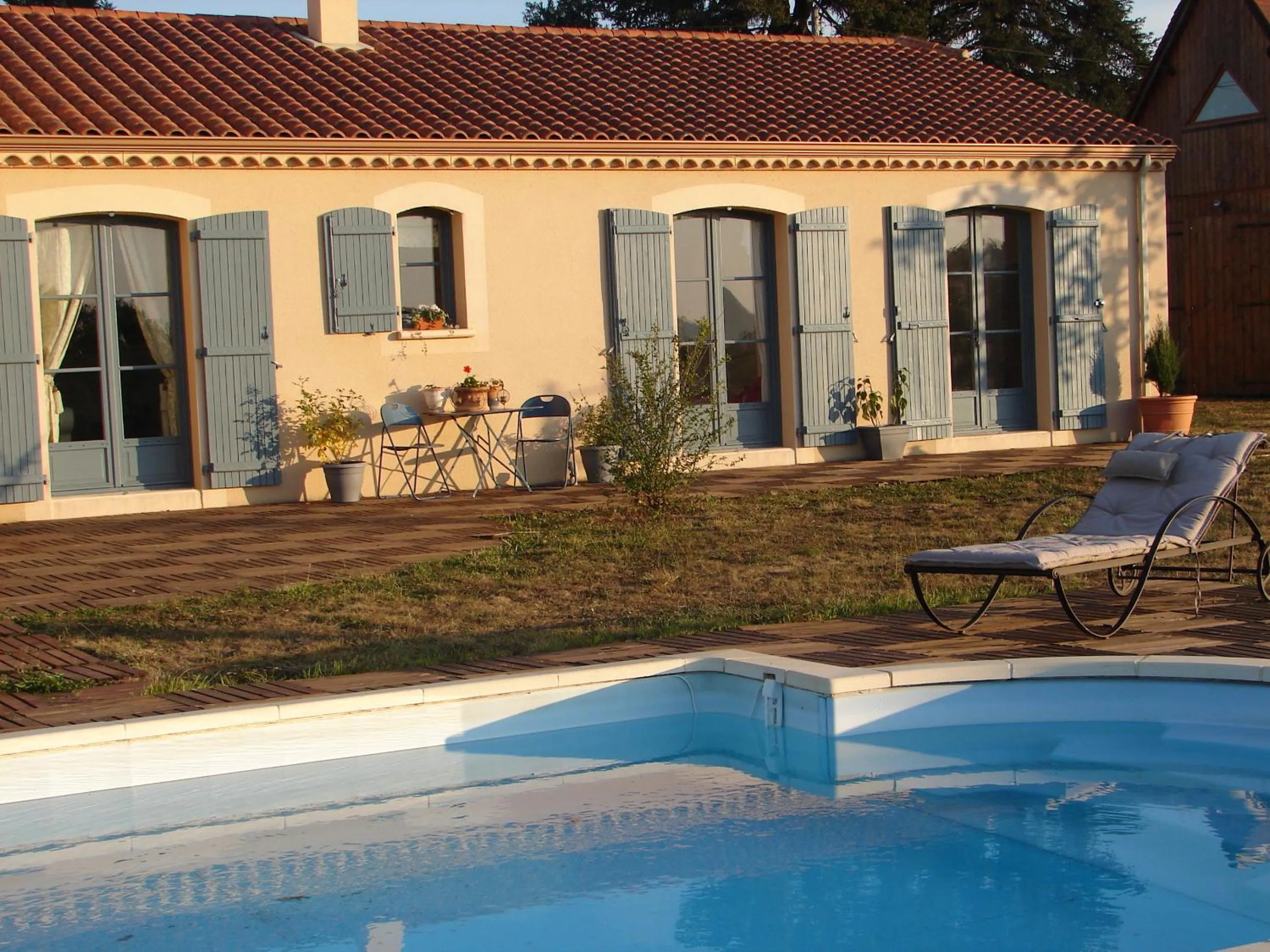 Garden view in La Rolandie Haute