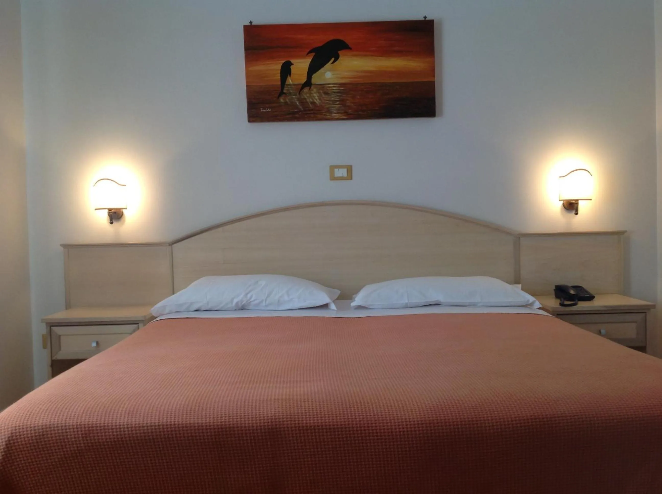 Bedroom, Bed in Hotel Corallo