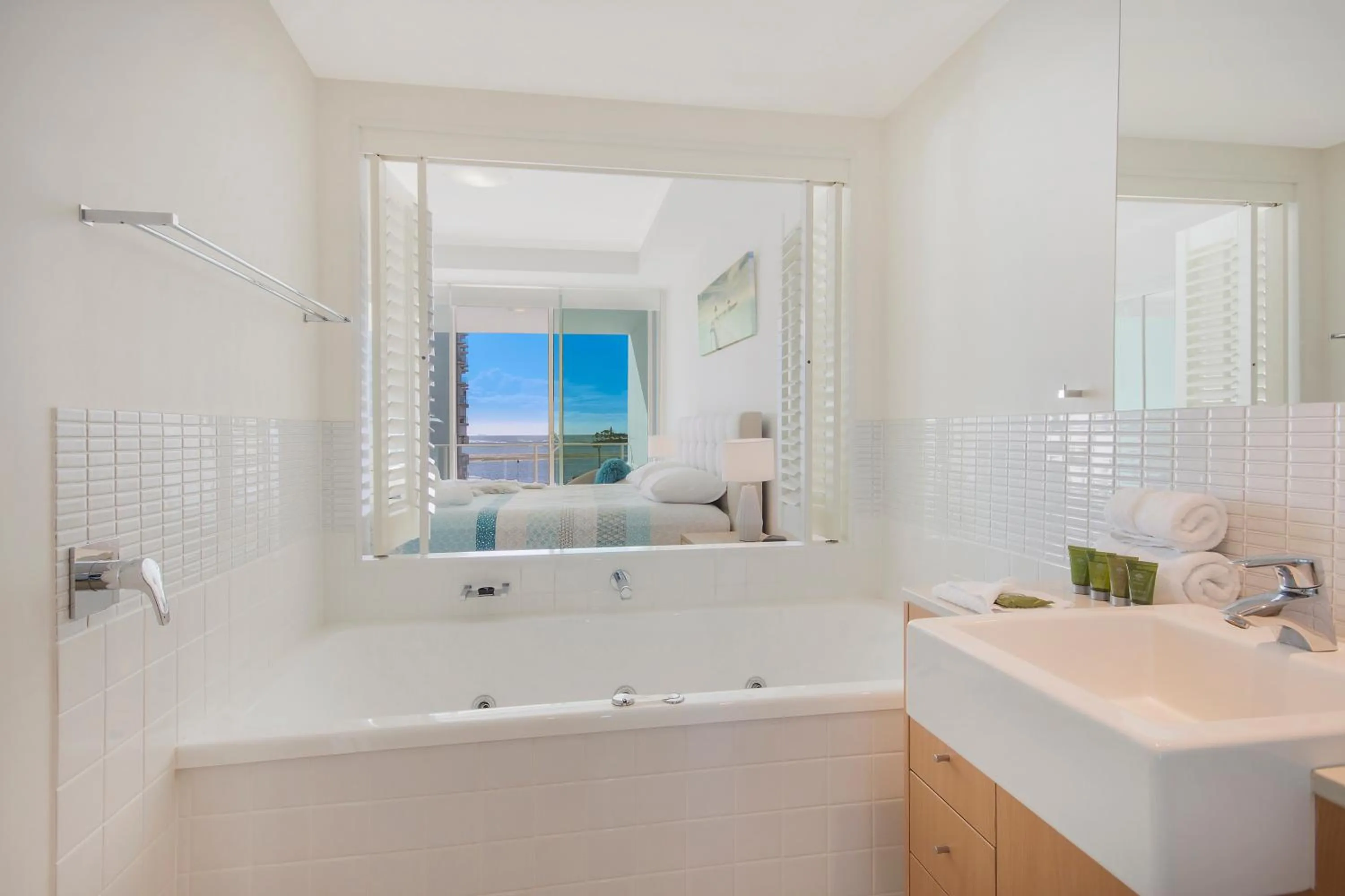 Bathroom in m1 Resort