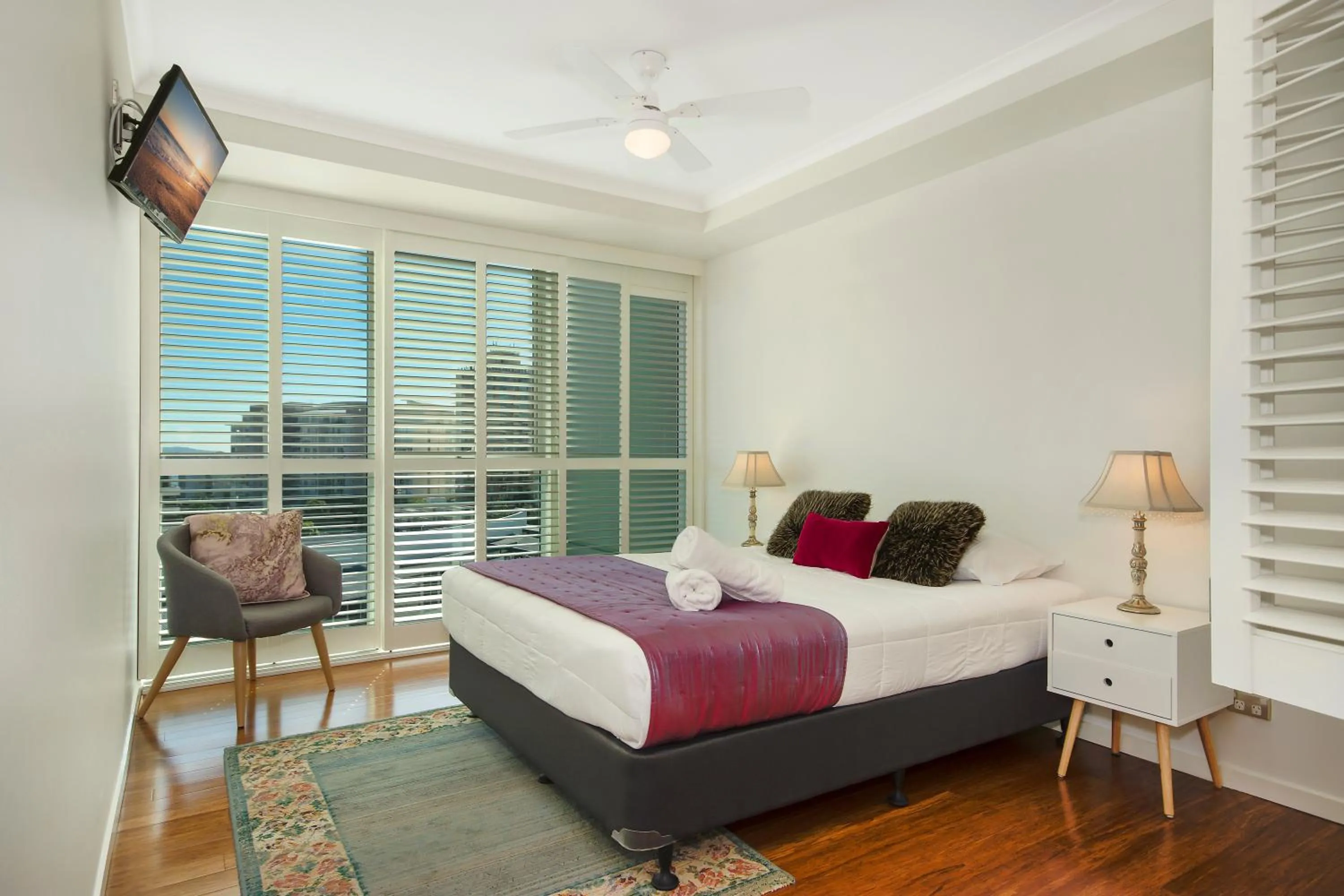 Bedroom, Bed in m1 Resort