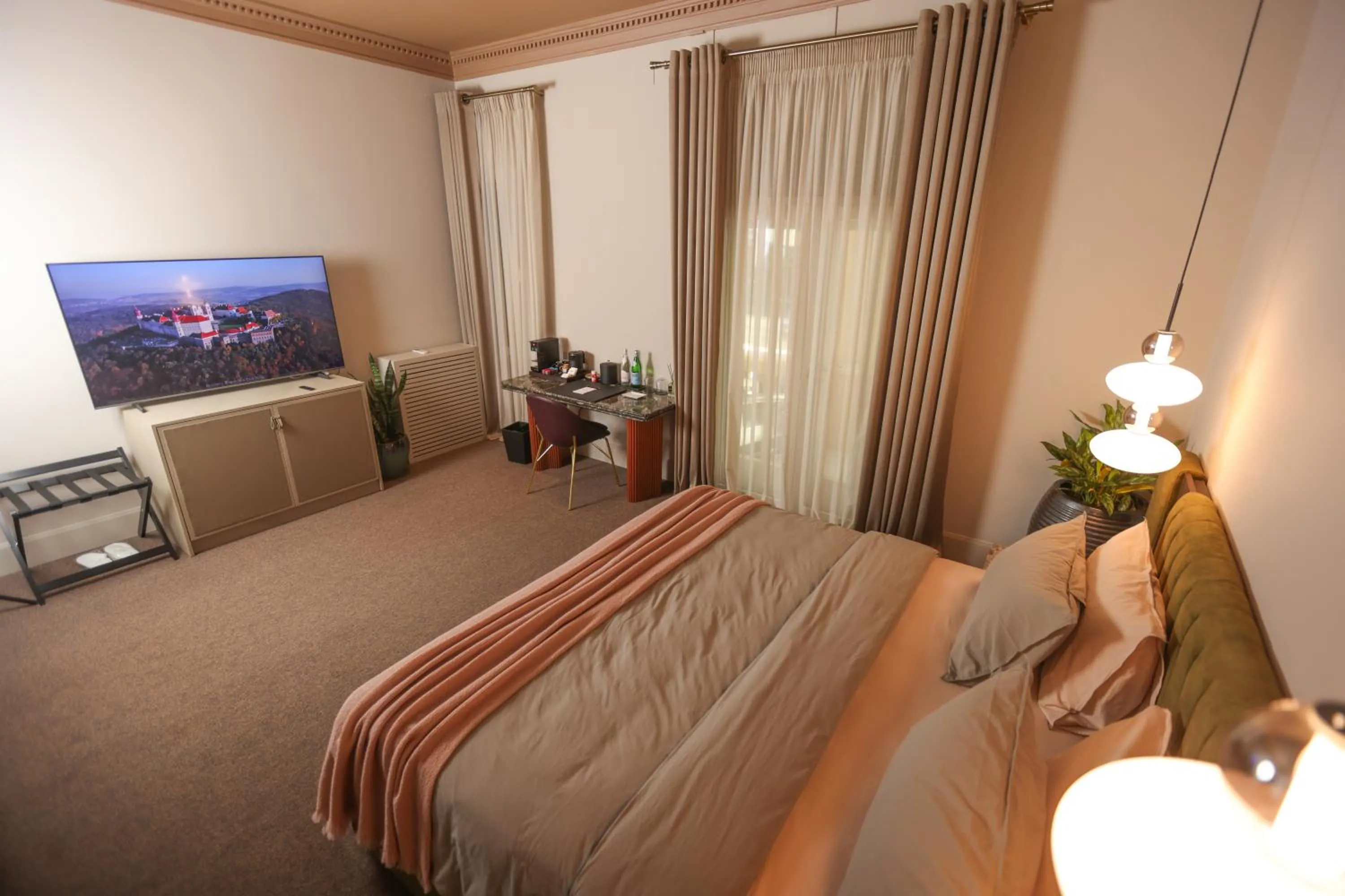 Bed in Padam Boutique Hotel