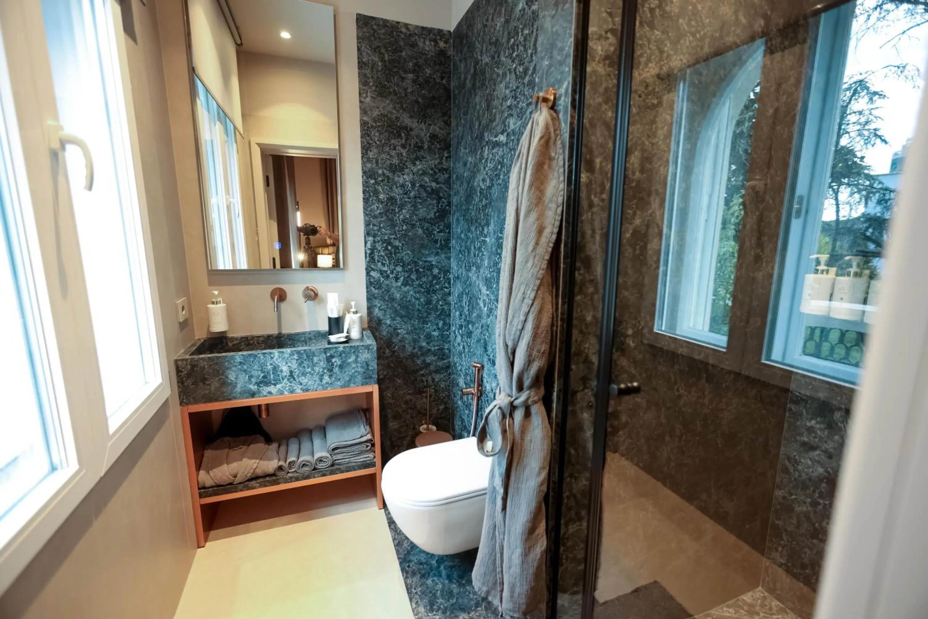 Shower in Padam Boutique Hotel